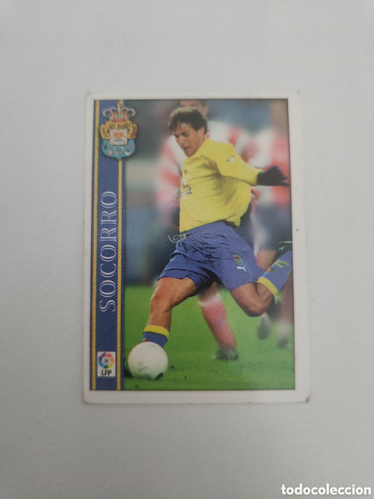 Cromos de F&uacute;tbol: Fichas liga 2001 mundicromo 373 socorro palmas