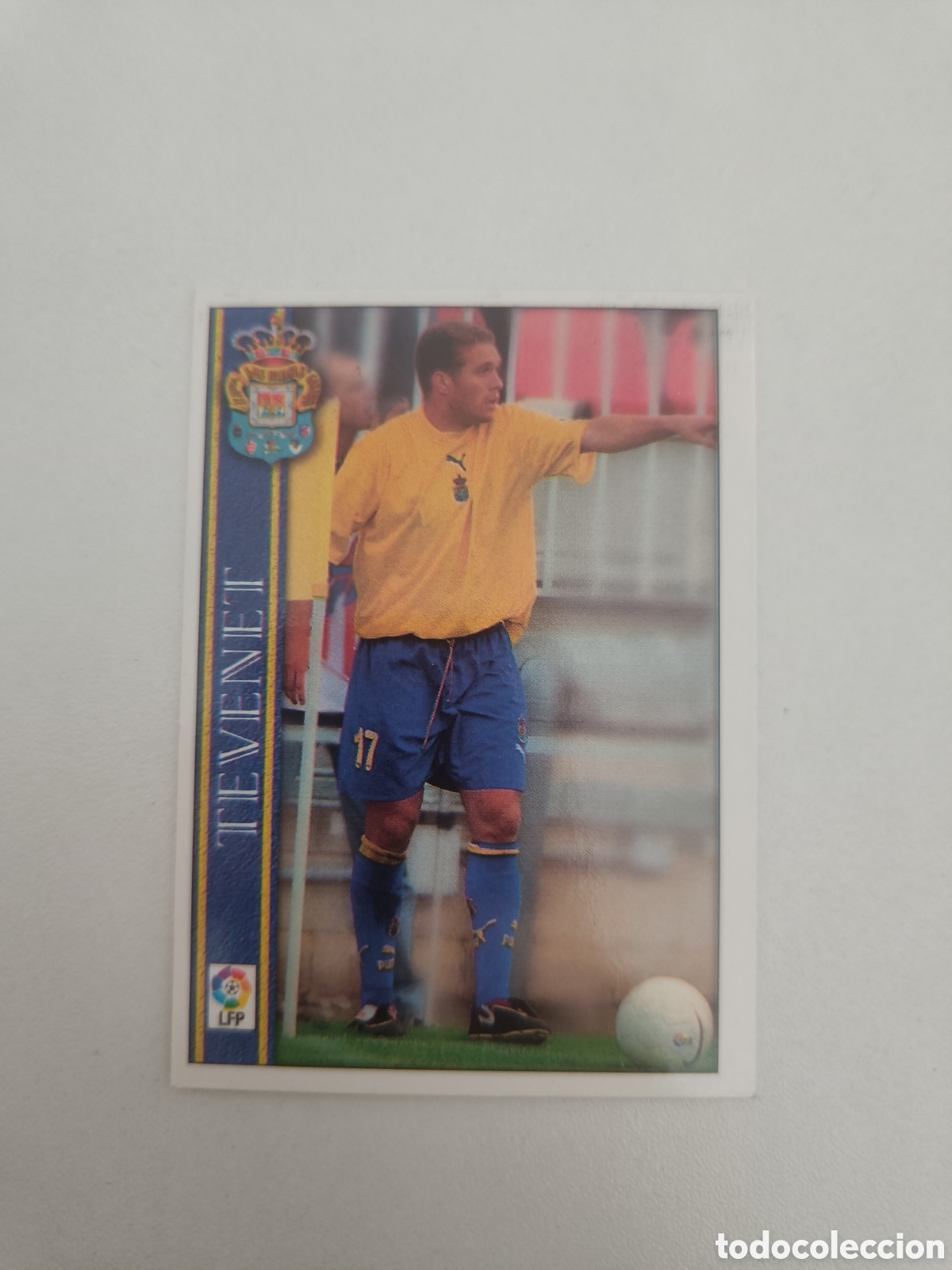 Figurine di Calcio: Fichas liga 2001 mundicromo 378 tevenet palmas