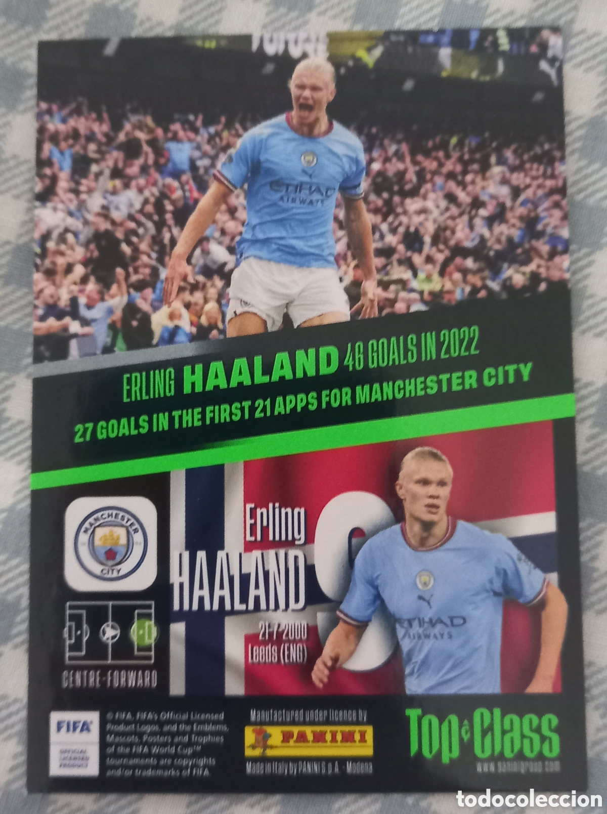 Cromos de f&uacute;tbol: Haaland topp class 2023 - Foto 2