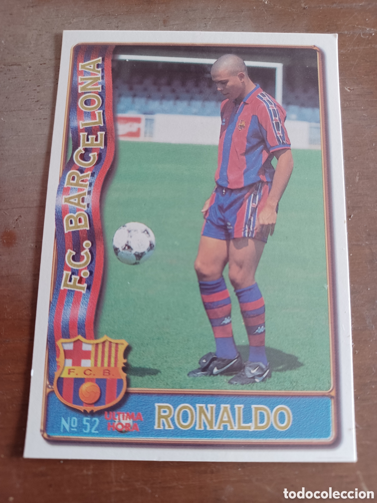 Cromo Ronaldo última hora 96/97