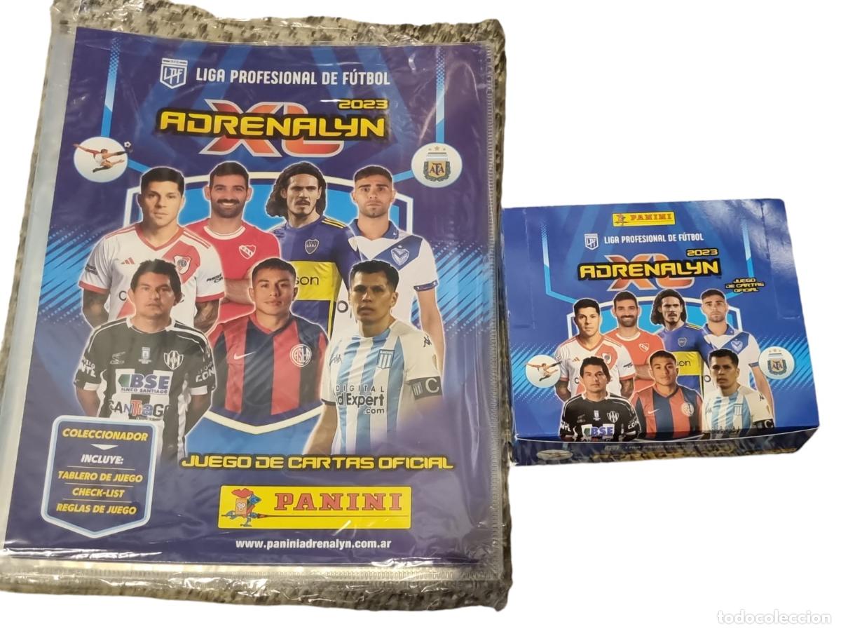 Cromos de f&uacute;tbol: carpeta adrenalyn futbol Argentino 2023 + 30 sobres