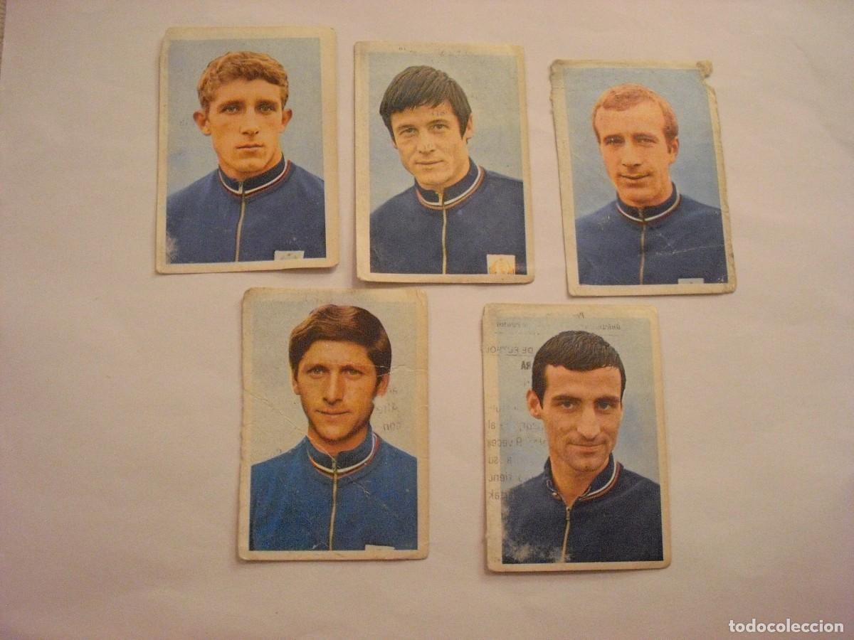 Cromos de Futebol: ASES DEL IX MUNDIAL DE FUTBOL LOTE DE 5 JUGADORES DE BULGARIA, SIN PEGAR