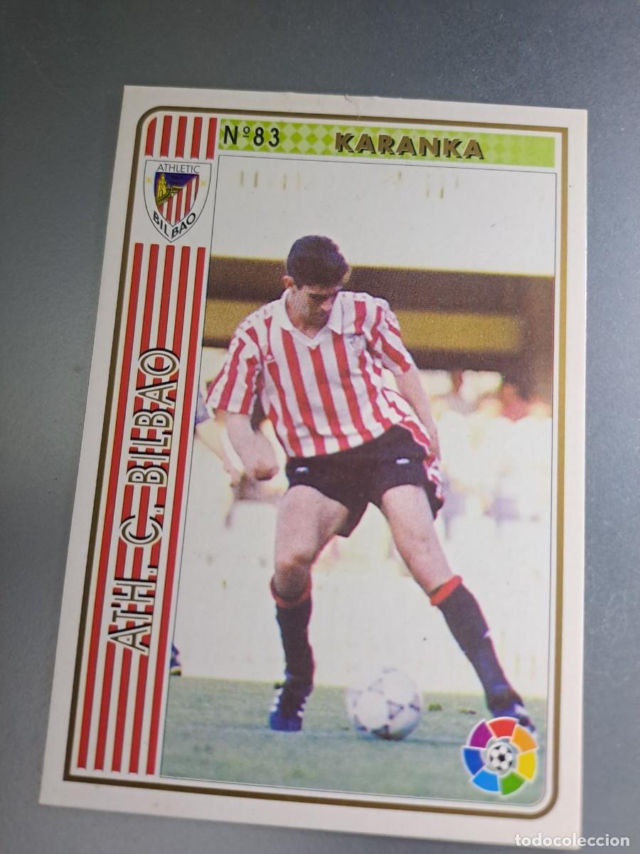 Figurine di Calcio: LAS FICHAS DE LA LIGA 94 95 KARANKA 83 ATHLETIC CLUB DE BILBAO FUTBOL 1994 1995 MUNDICROMO