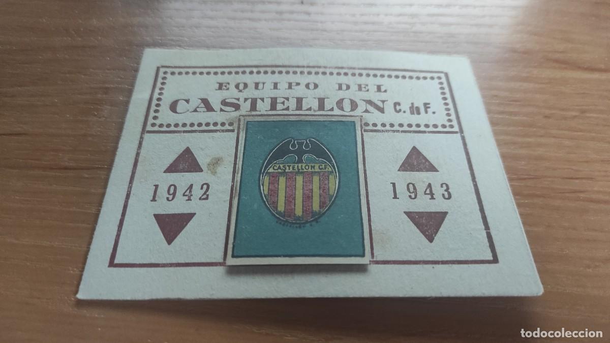 Cromos de F&uacute;tbol: &Aacute;lbum Deportivo Castell&oacute;n. Casulleras 1942 1943