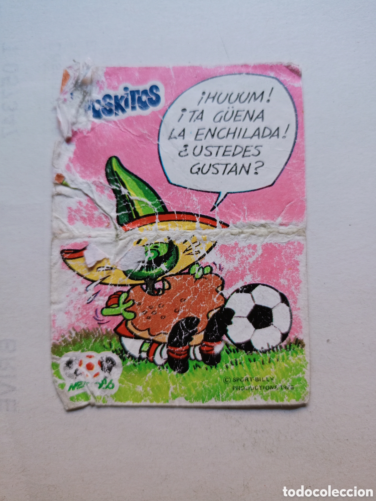 Cromos de F&uacute;tbol: Cromo phoskitos mundial f&uacute;tbol M&eacute;xico 86 n&deg; 18