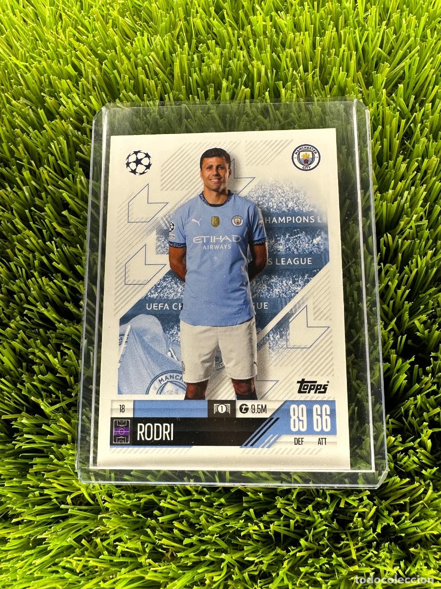 Cromos de Futebol: N&ordm; 18 Rodri Manchester City Match Attax 24 25