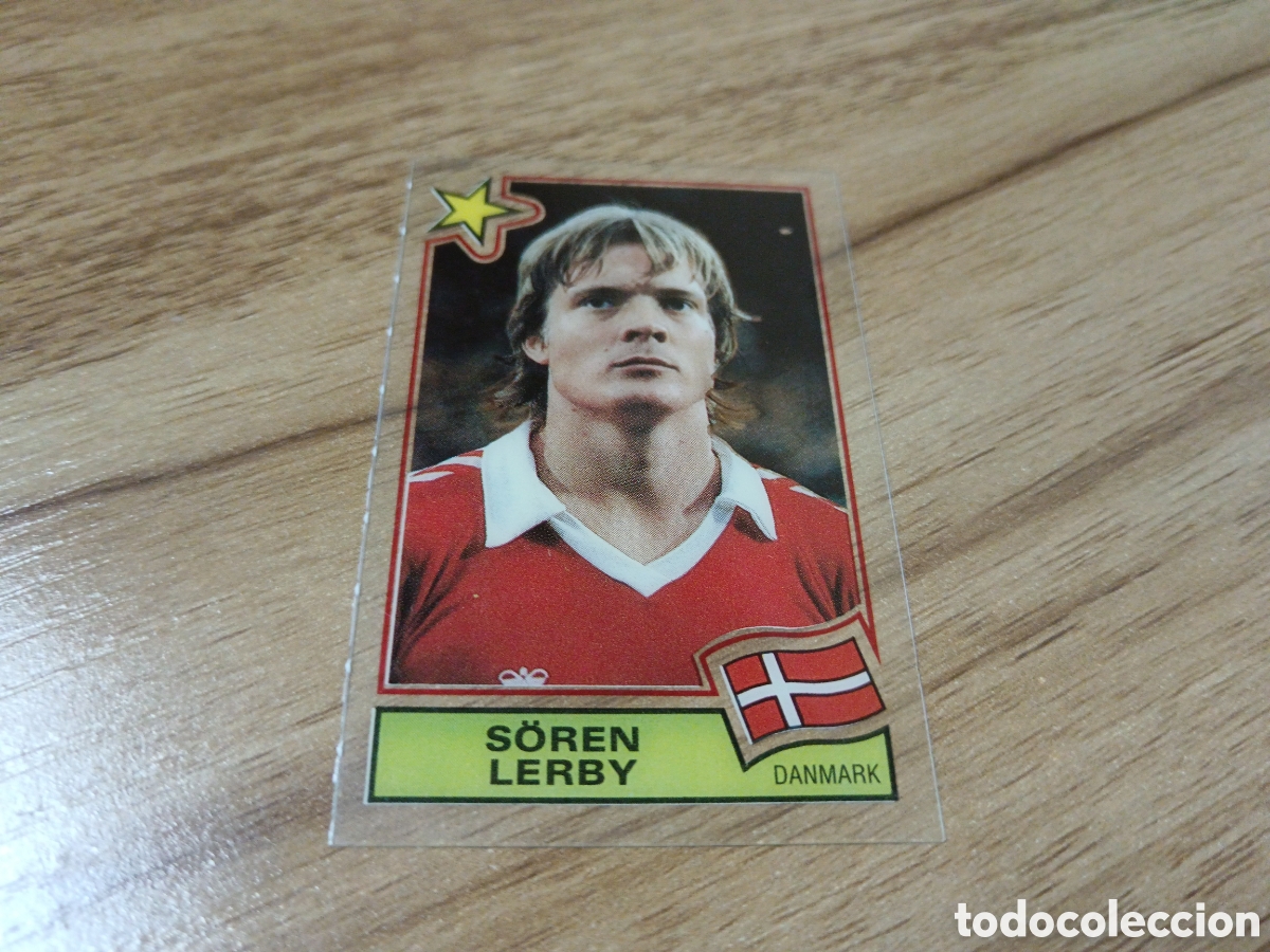 Cromos de f&uacute;tbol: 1984 S&Ouml;REN LERBY PANINI SUPERSTARS