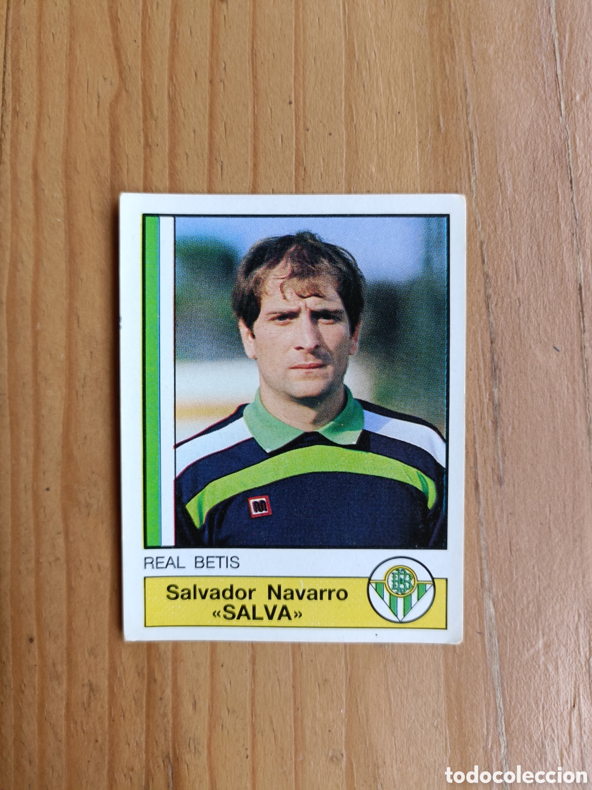 Figurine di Calcio: Cromo Futbol 87 N&deg;74 Salva Real Betis Nuevo, sin pegar