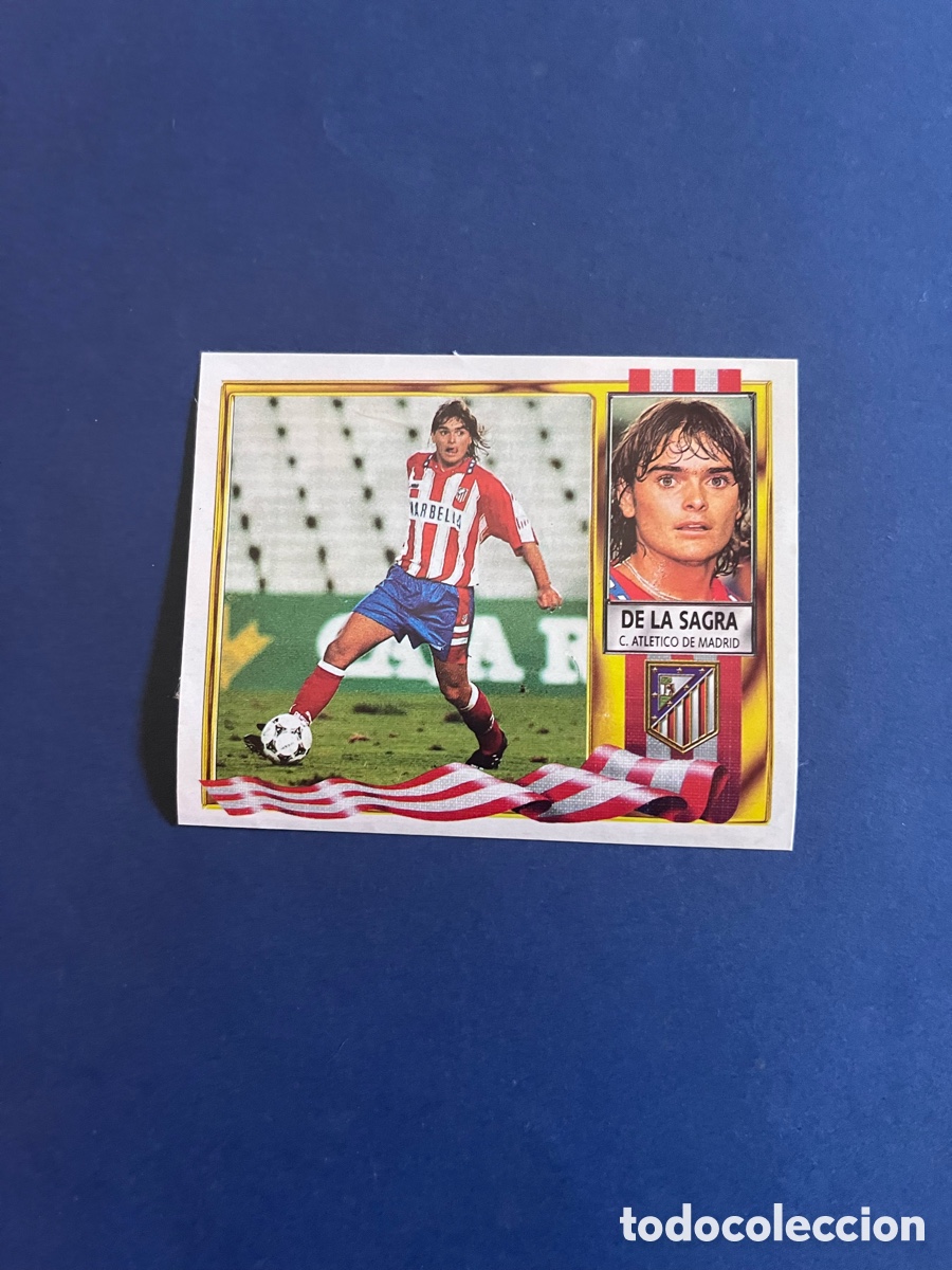 Cromos de f&uacute;tbol: CROMO DE LA SAGRA ESTE 95/96 (RECUPERADO)