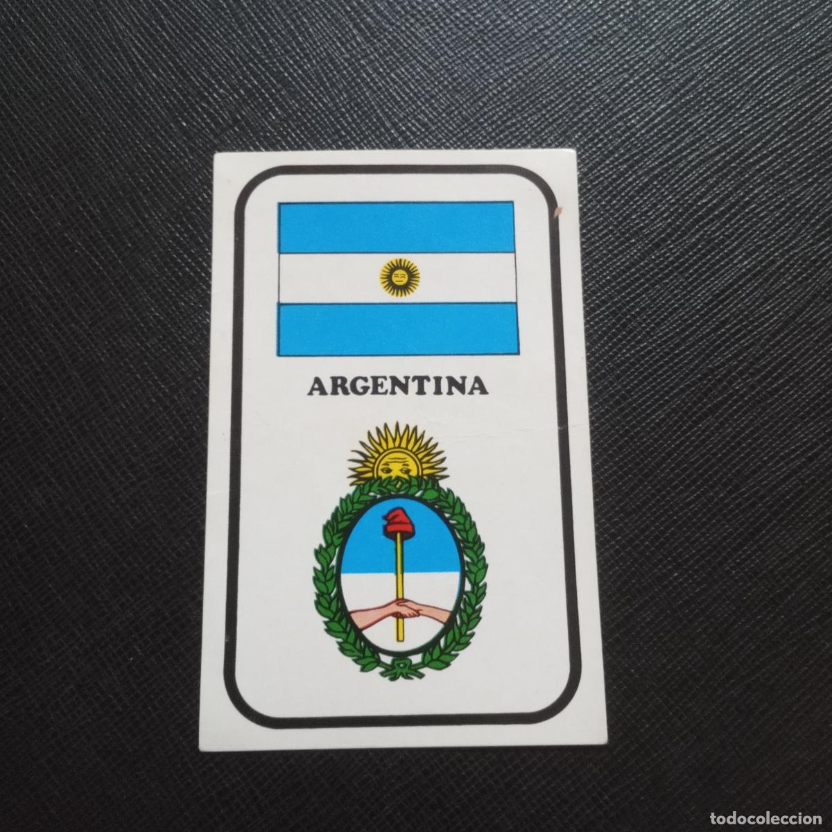 Figurine di Calcio: ARGENTINA ESCUDO ZAHOR 1974 MUNDIAL MUNICH CROMO FUTBOL 74 - A17 PG406
