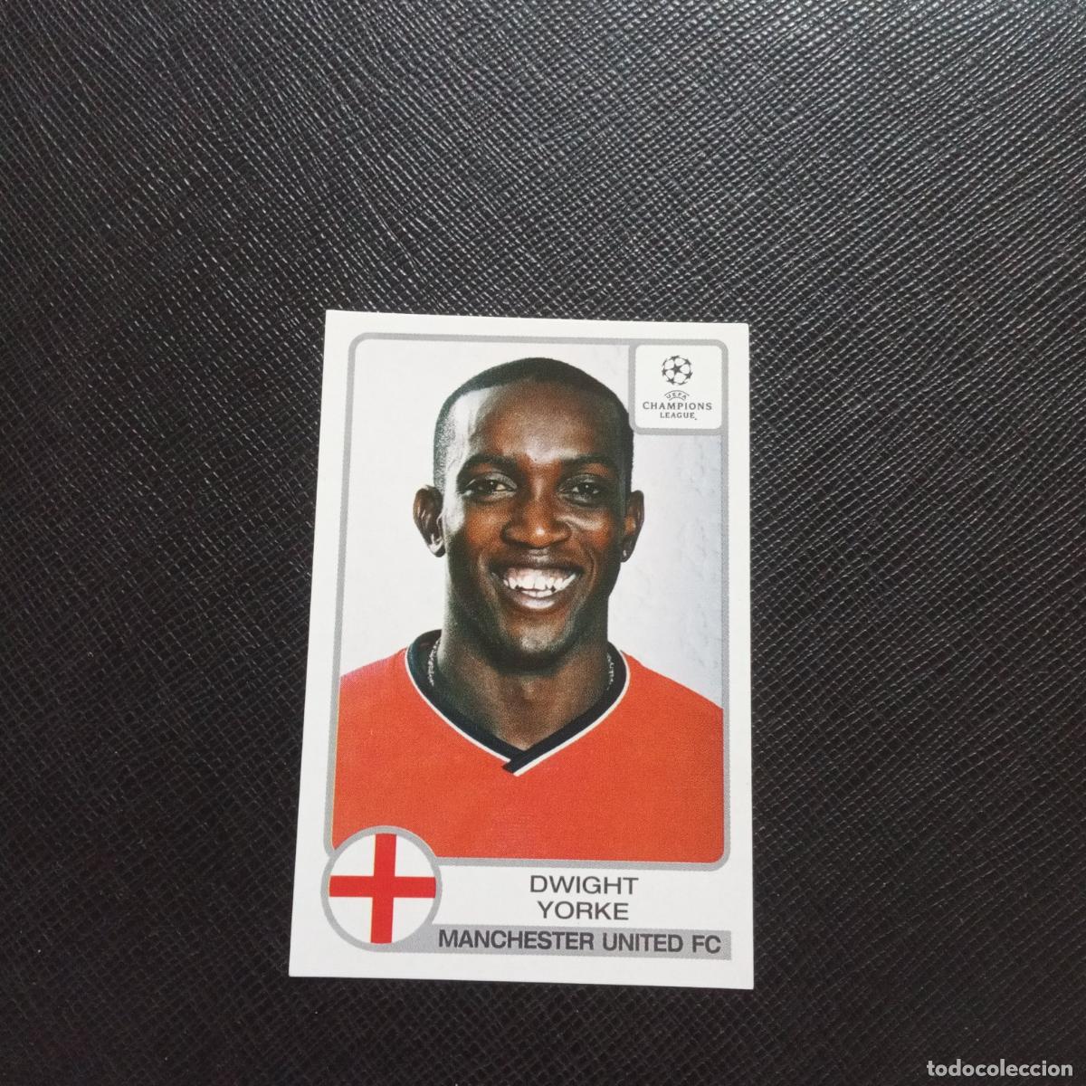 Cromos de Futebol: 187 DWIGHT YORKE MANCHESTER UNITED PANINI CHAMPIONS LEAGUE 2001 2002 FUTBOL 01 02 - SIN PEGAR - B