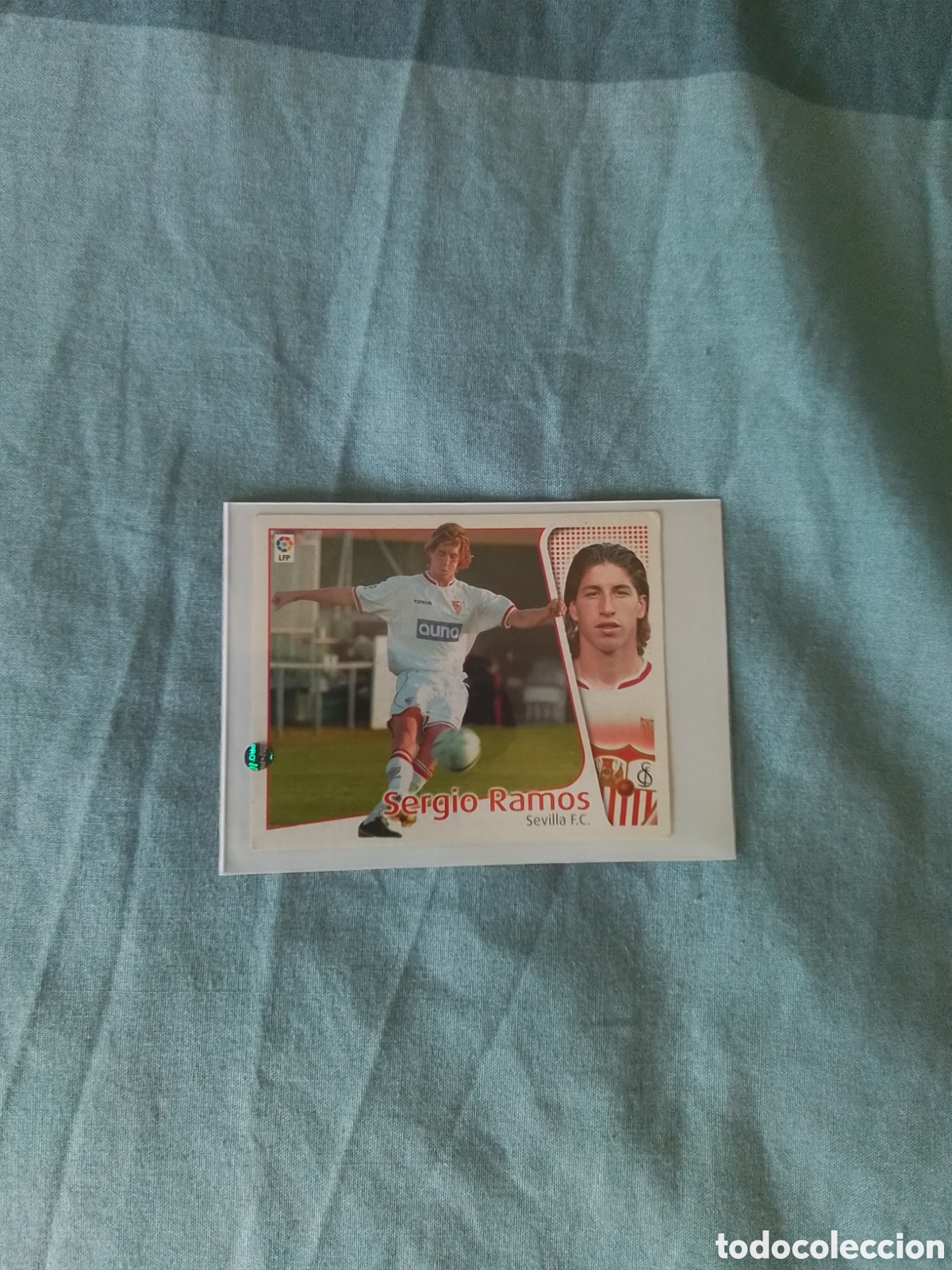 Cromos de f&uacute;tbol: Cromo Sergio Ramos Sevilla - Foto 1