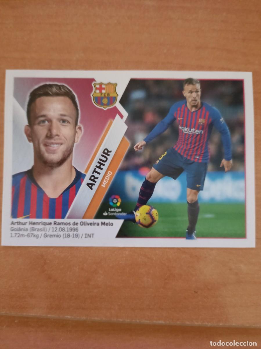 Cromos de f&uacute;tbol: arthur, liga 2019 20. - Foto 1