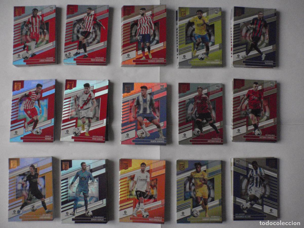 Fu&szlig;ball-Sticker: Lote cromos futbol 170 fichas diferentes. CARDS DONRUSS ELITE LA LIGA SOCCER 2022 2023. 22 23