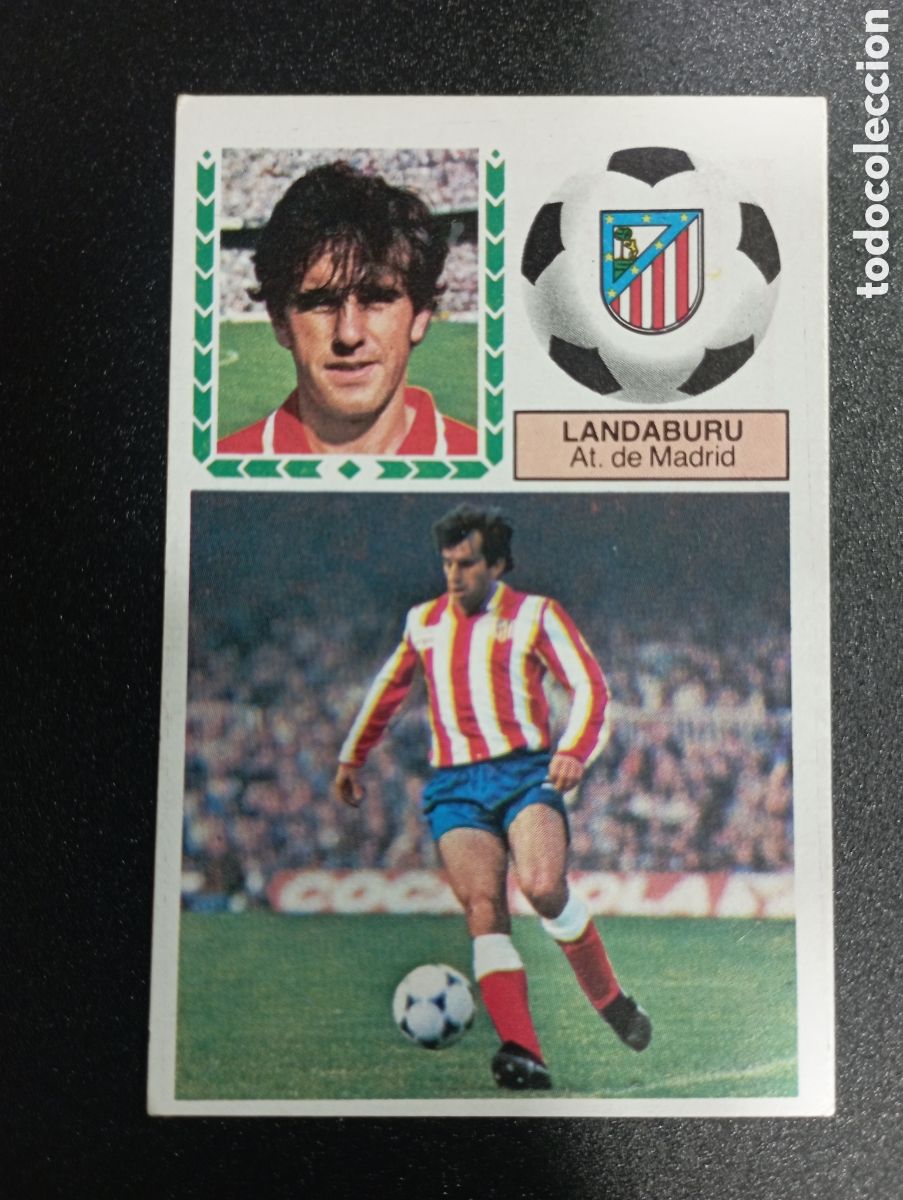 Cromos de f&uacute;tbol: Ediciones Este 83-84 LANDABURU AT. DE MADRID - Foto 1