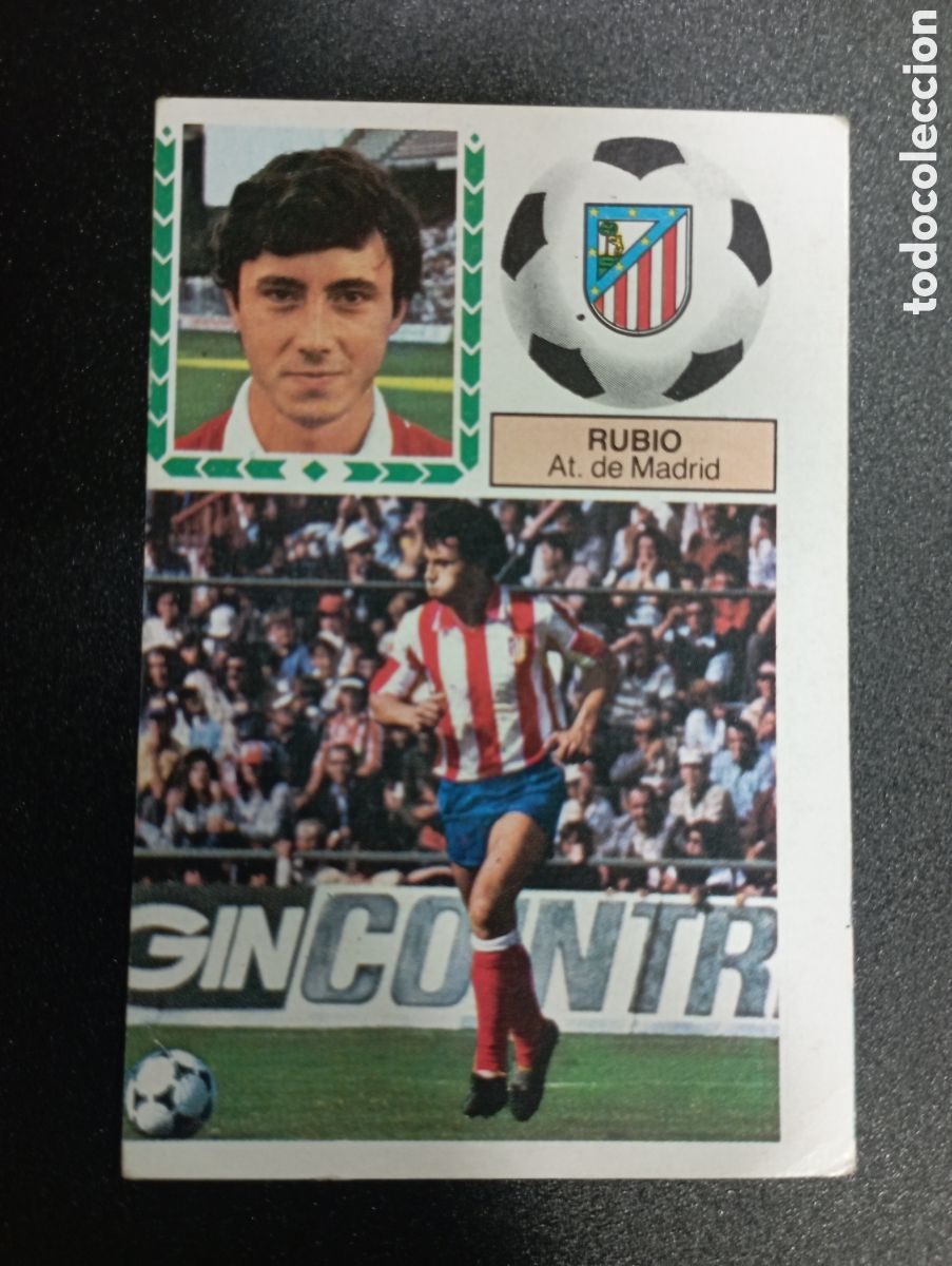 Cromos de f&uacute;tbol: Ediciones Este 83-84 RUBIO AT. DE MADRID - Foto 1