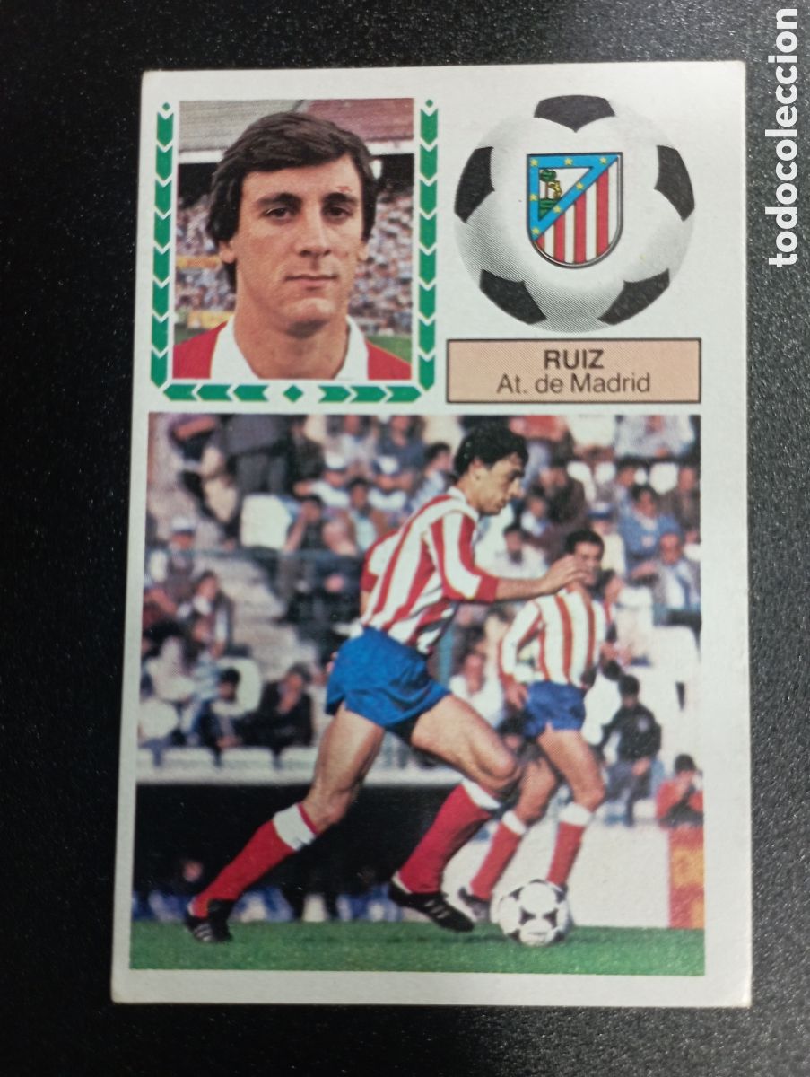 Cromos de f&uacute;tbol: Ediciones Este 83-84 RUIZ AT. DE MADRID - Foto 1