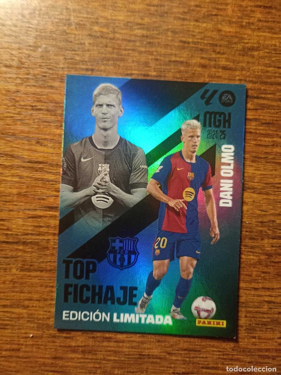 Cromos de F&uacute;tbol: Dani Olmo Barcelona top fichaje edici&oacute;n limitada Megacracks MGK 2024-25 2025 Panini