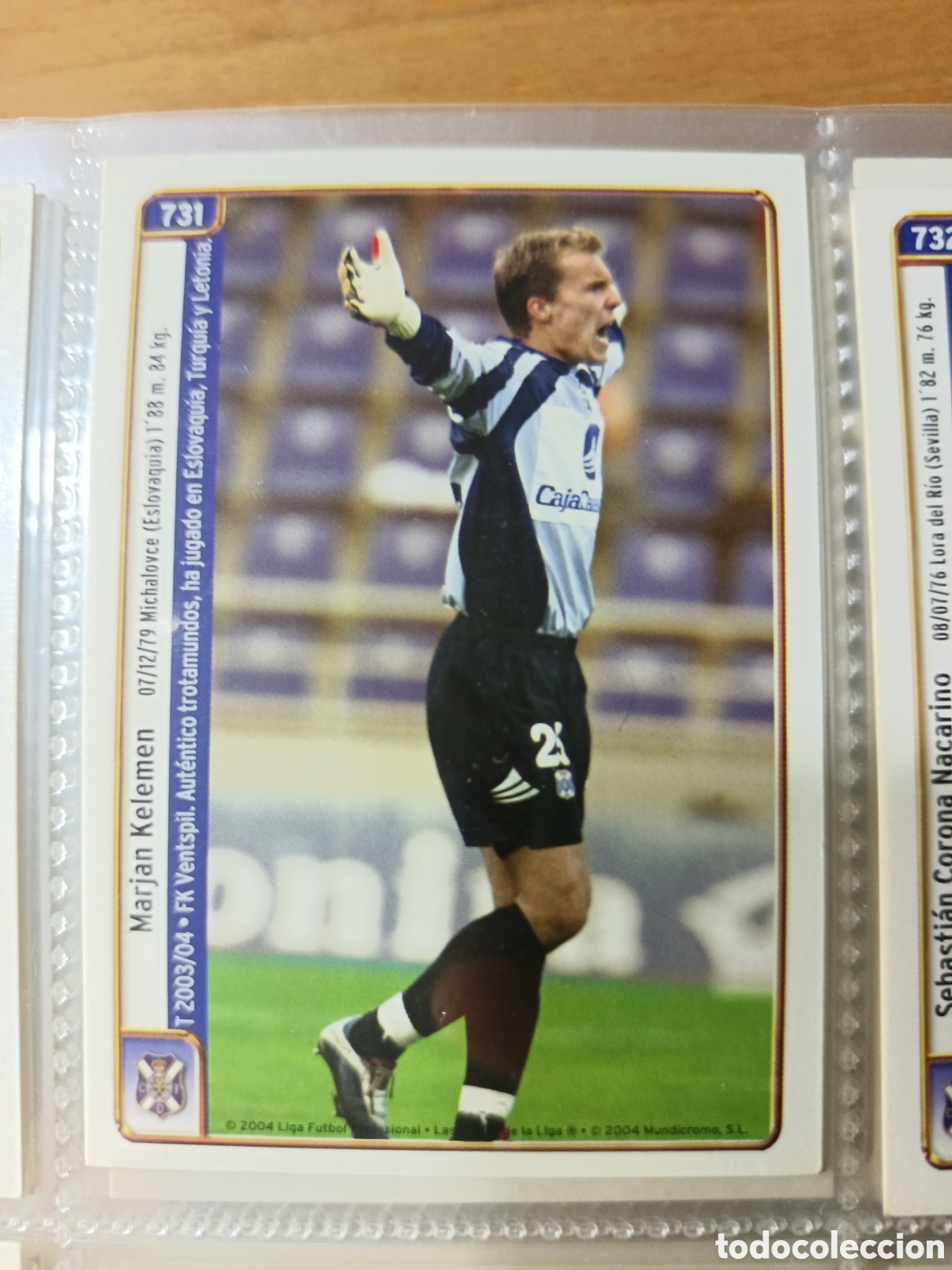 Cromos de f&uacute;tbol: 731 Kelemen Mundicromo 2004/2005