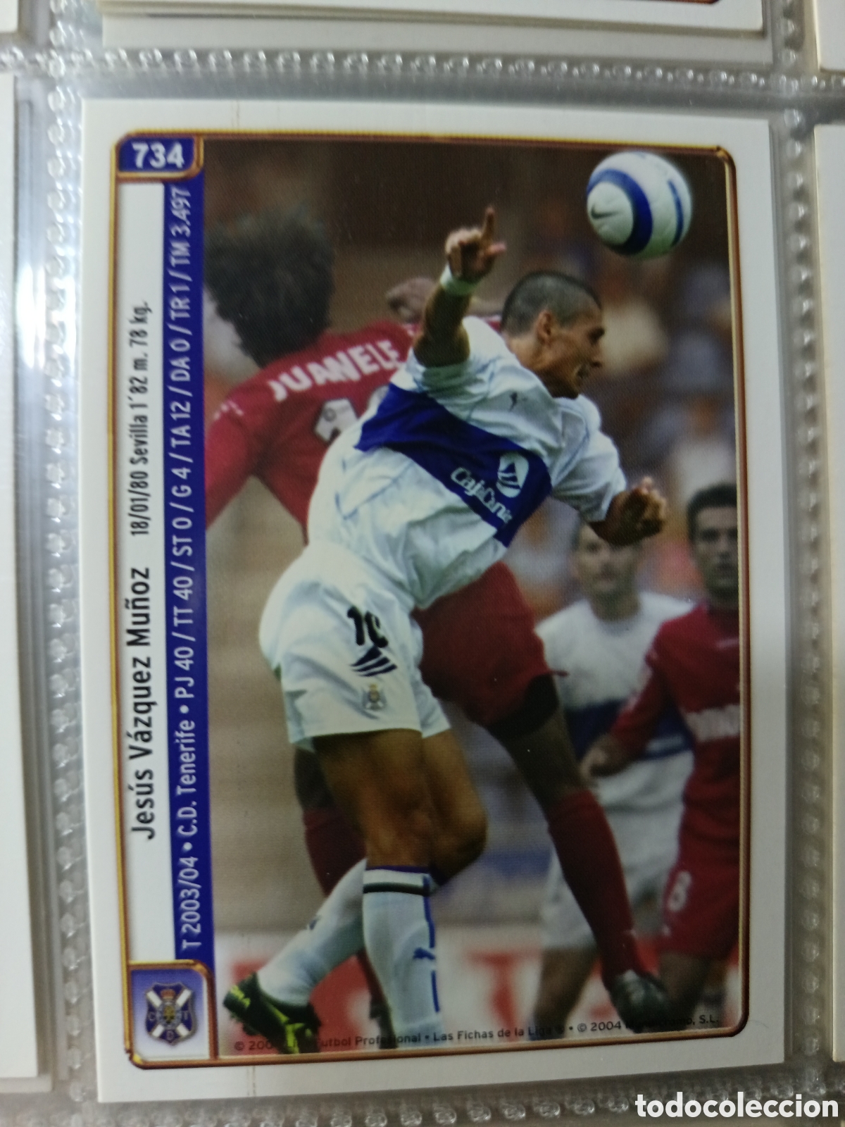 Cromos de f&uacute;tbol: 734 Jes&uacute;s Mundicromo 2004/2005
