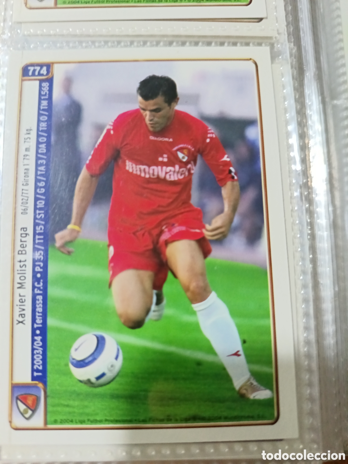 Cromos de f&uacute;tbol: 774 Xavier Mundicromo 2004/2005