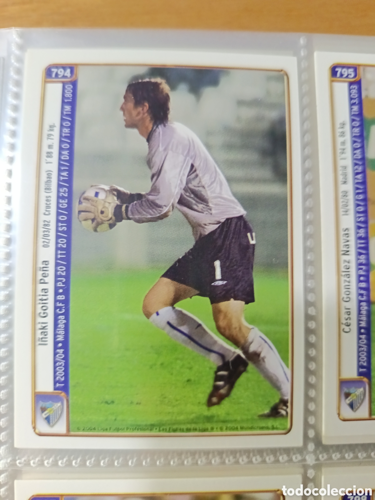 Cromos de f&uacute;tbol: 794 I&ntilde;aki Mundicromo 2004/2005