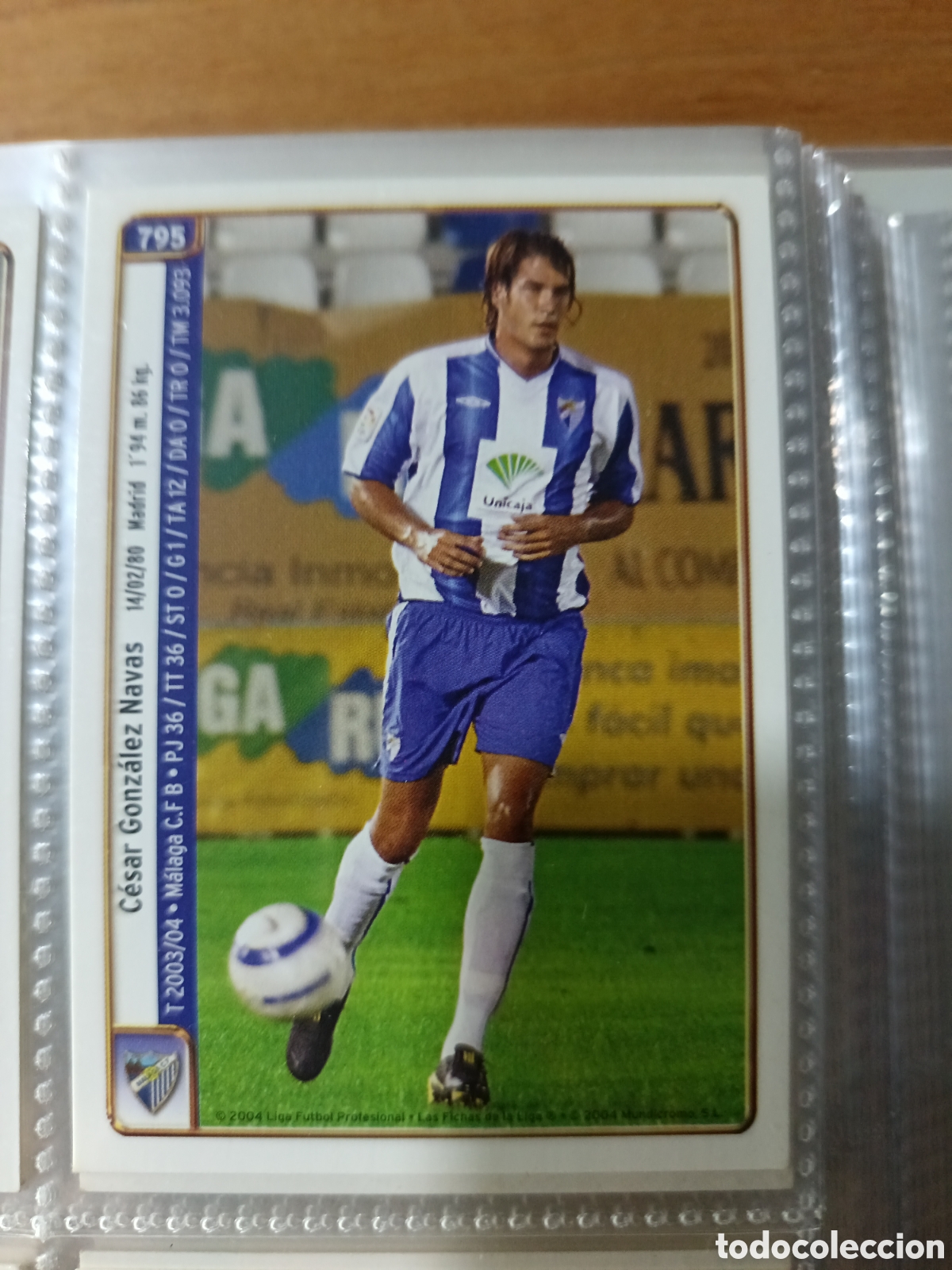 Cromos de f&uacute;tbol: 795 Cesar Mundicromo 2004/2005