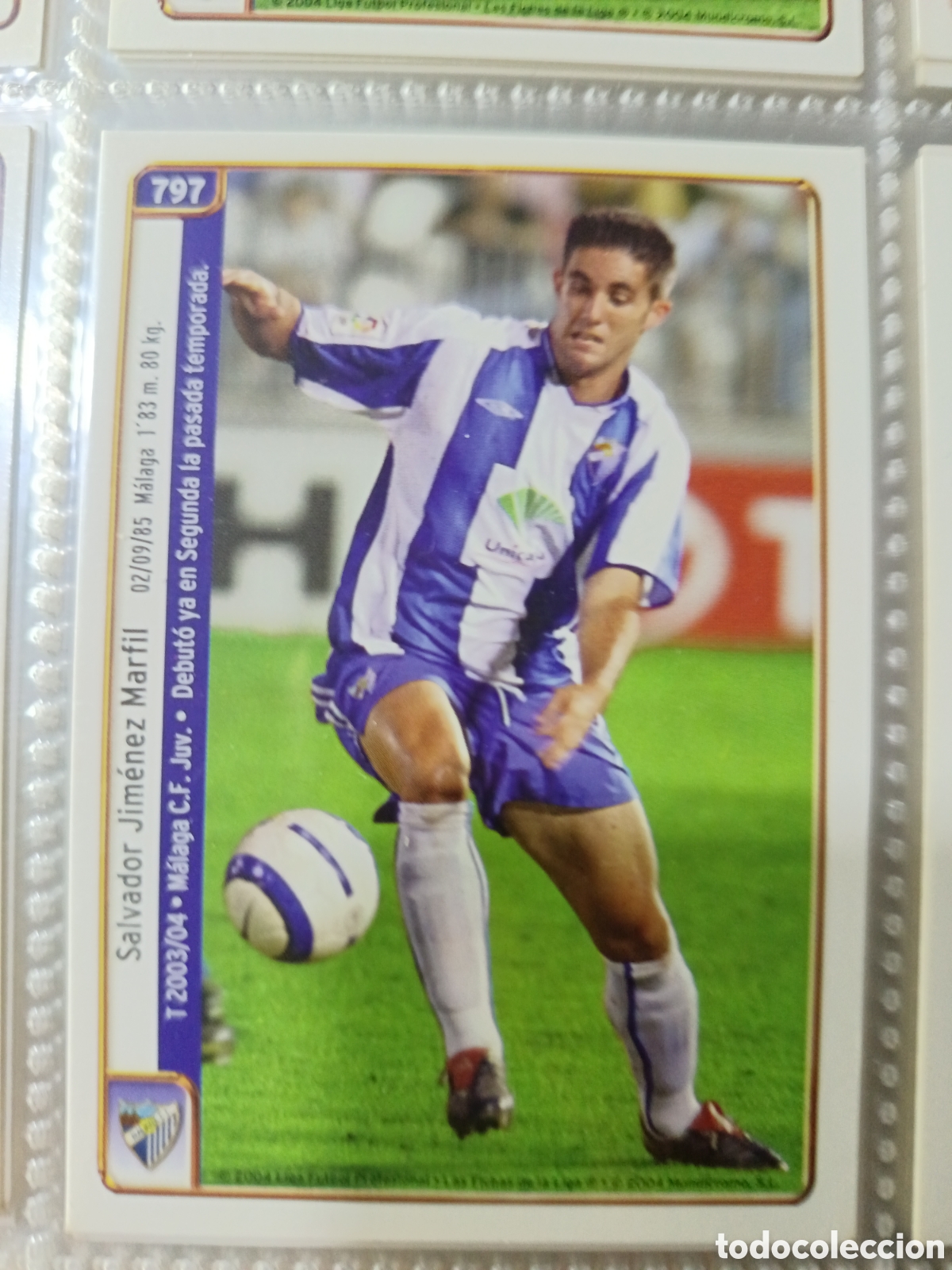Cromos de f&uacute;tbol: 797 Salvador Mundicromo 2004/2005