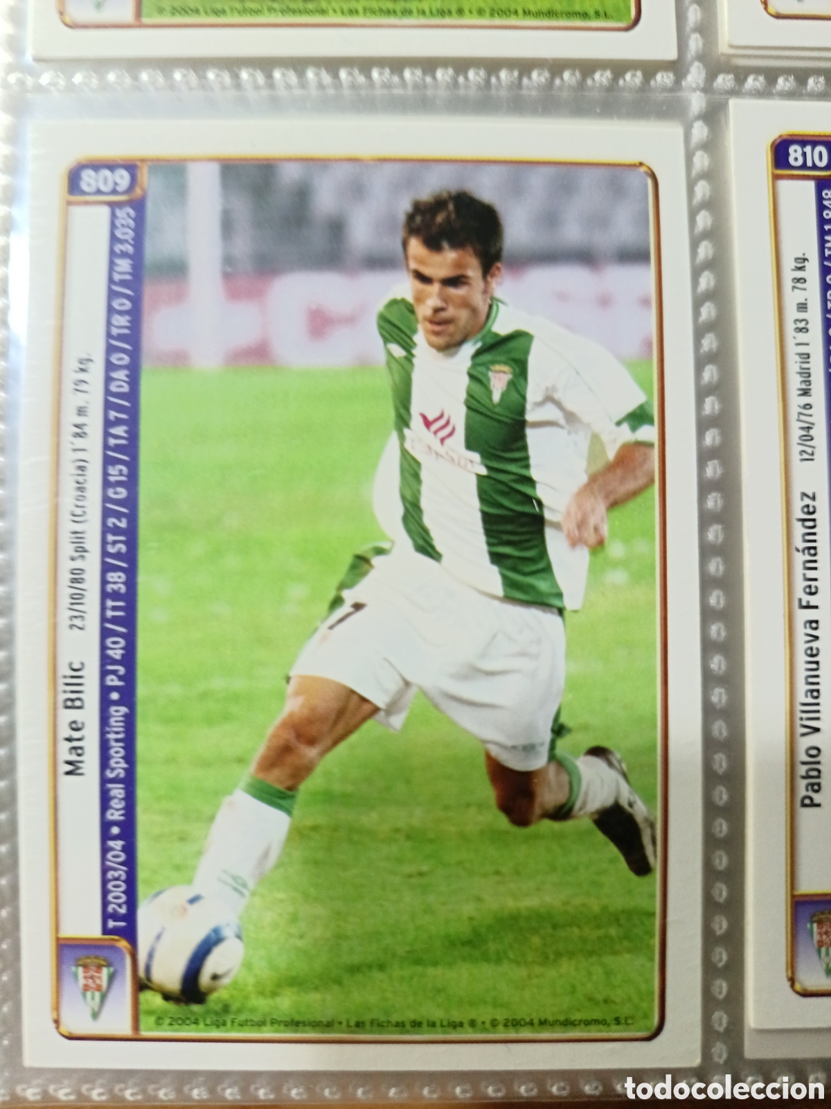 Cromos de f&uacute;tbol: 809 Mate Mundicromo 2004/2005