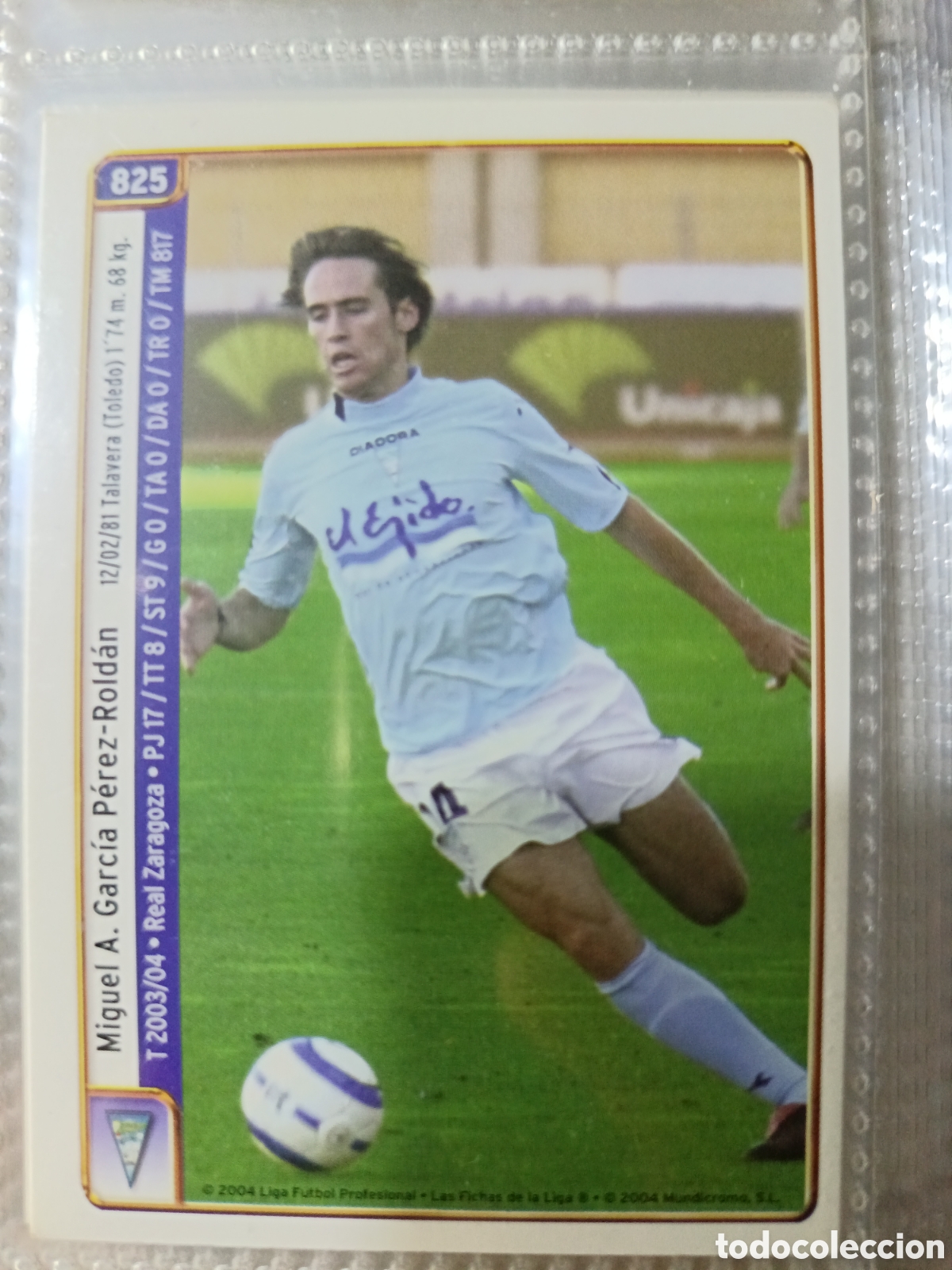 Cromos de f&uacute;tbol: 825 Miguel Mundicromo 2004/2005