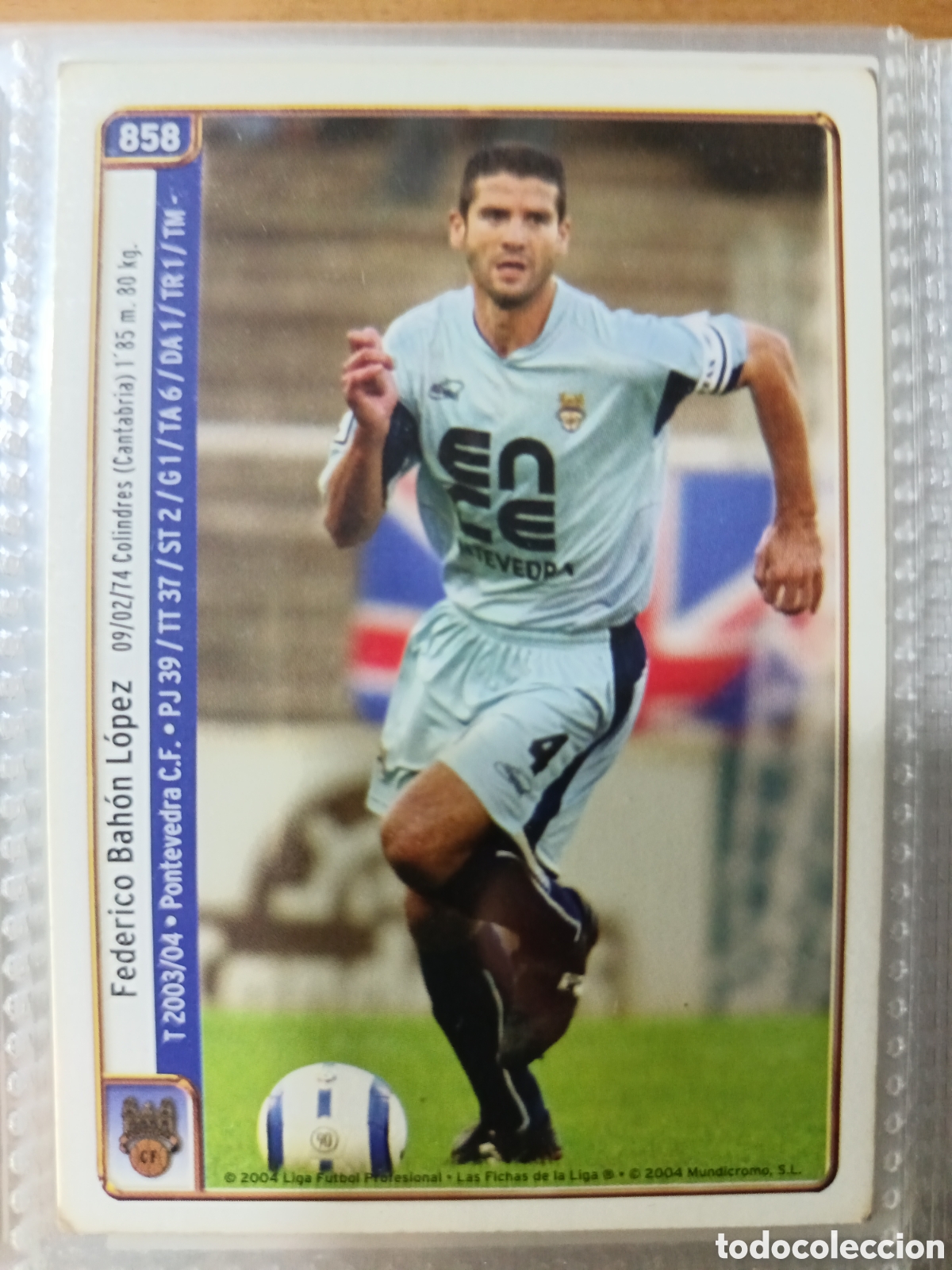 Cromos de Futebol: 858 Bahon Mundicromo 2004/2005