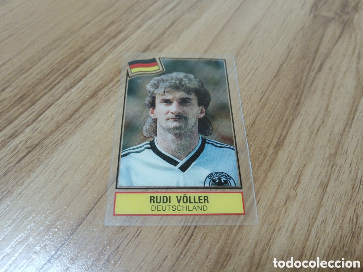 Cromos de f&uacute;tbol: 1984 RUDI V&Oacute;LLER ALEMANIA PANINI SUPERSTARS