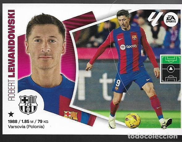 Cromos de f&uacute;tbol: 19.- LEWANDOWSKI (BARCELONA) - COLECCIONES ESTE 2024/25 (PANINI) 24/25