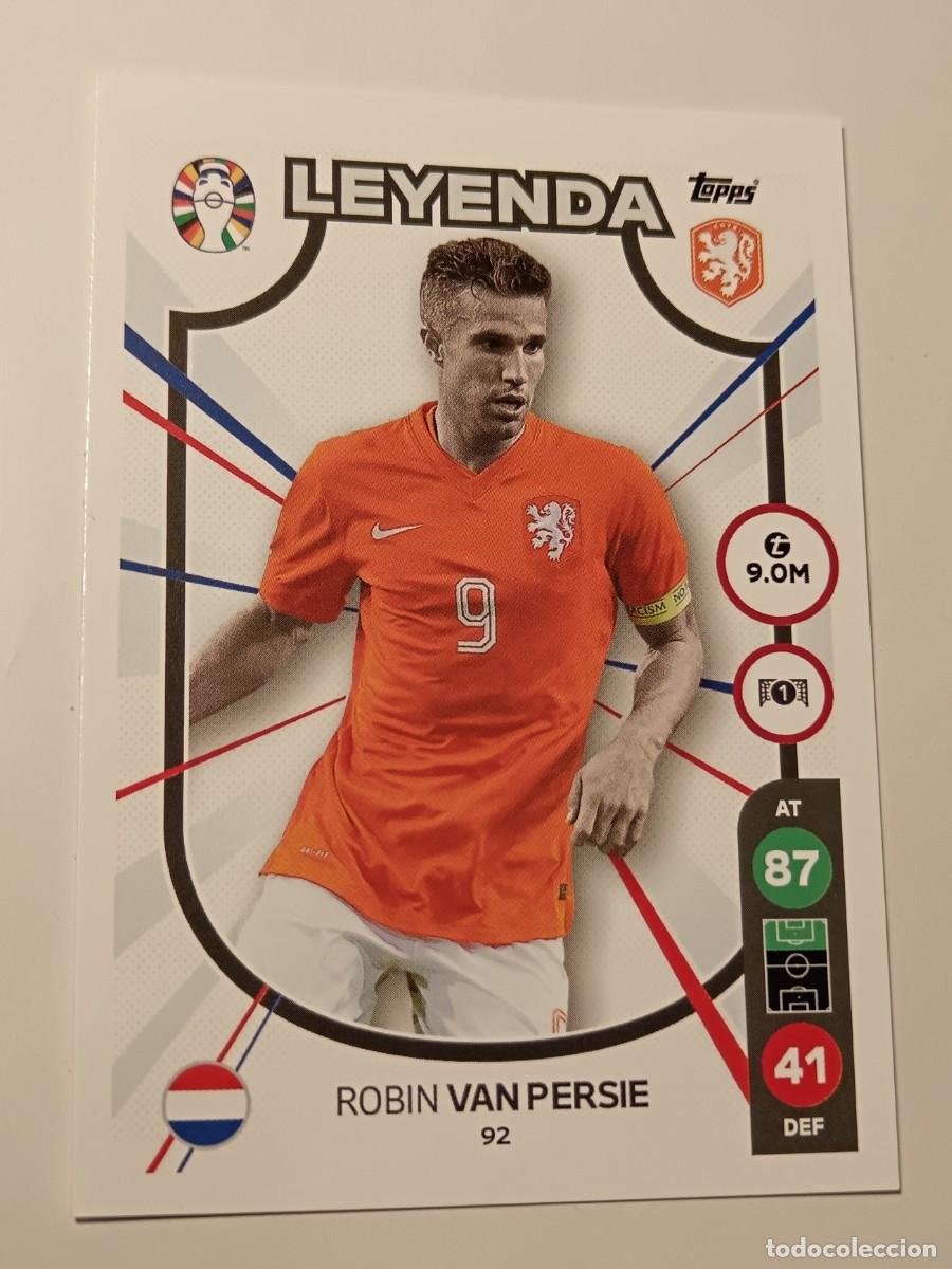 Cromos de F&uacute;tbol: Eurocopa 2024-van Persie-Lidl.