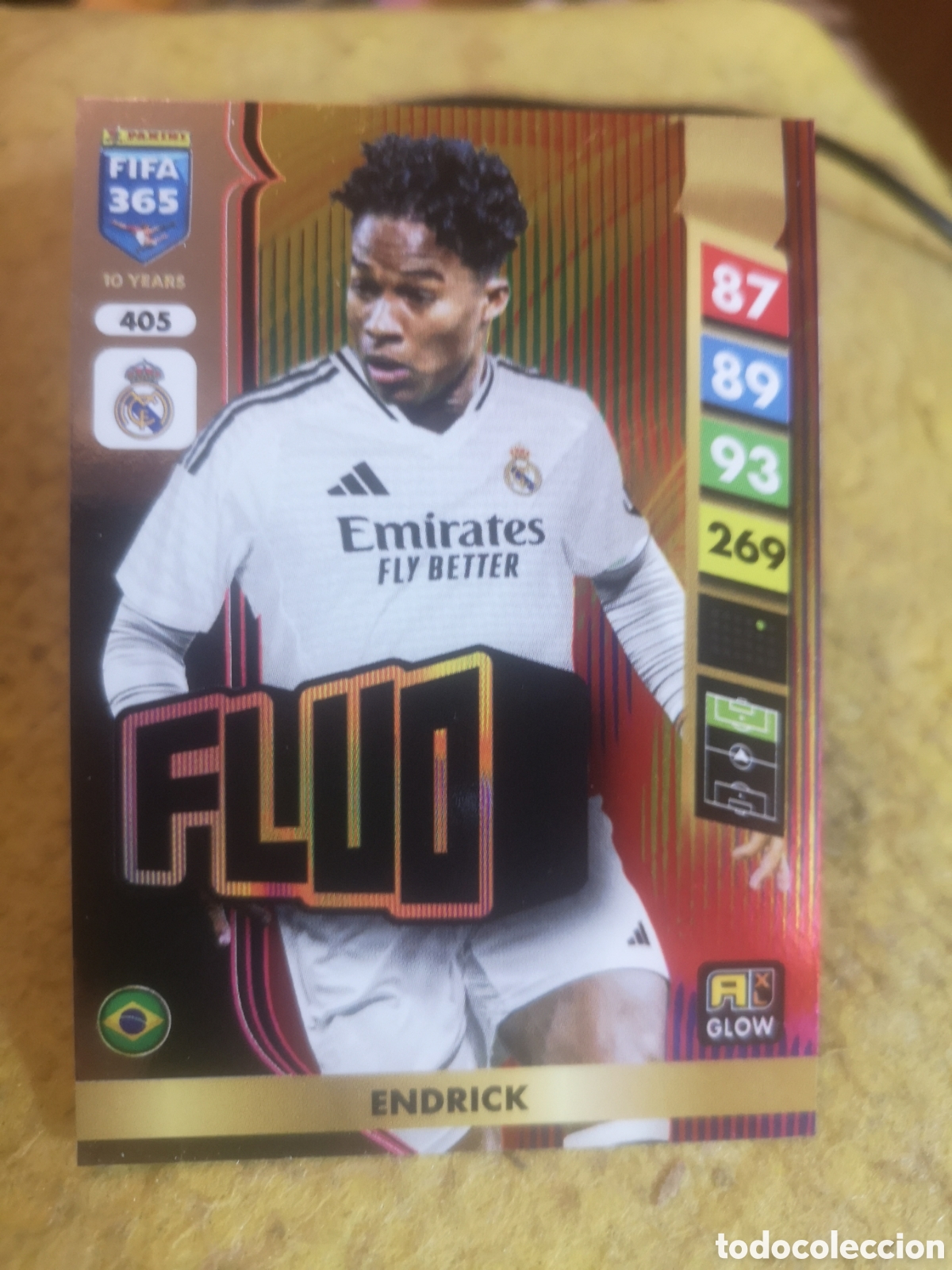 Cromos de f&uacute;tbol: ADRENALYN XL FIFA 365 2025 CARD FLUO - ENDRICK / REAL MADRID 405