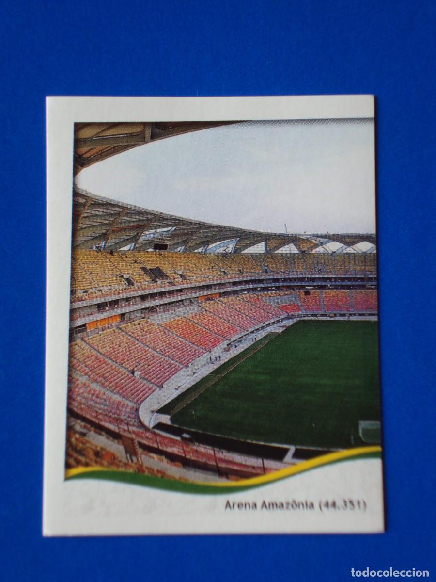 Cromos de f&uacute;tbol: 18 ESTADIO ARENA AMAZONIA MANAUS MUNDIAL FUTBOL BRASIL 2014 FIFA WORLD CUP PANINI CROMO