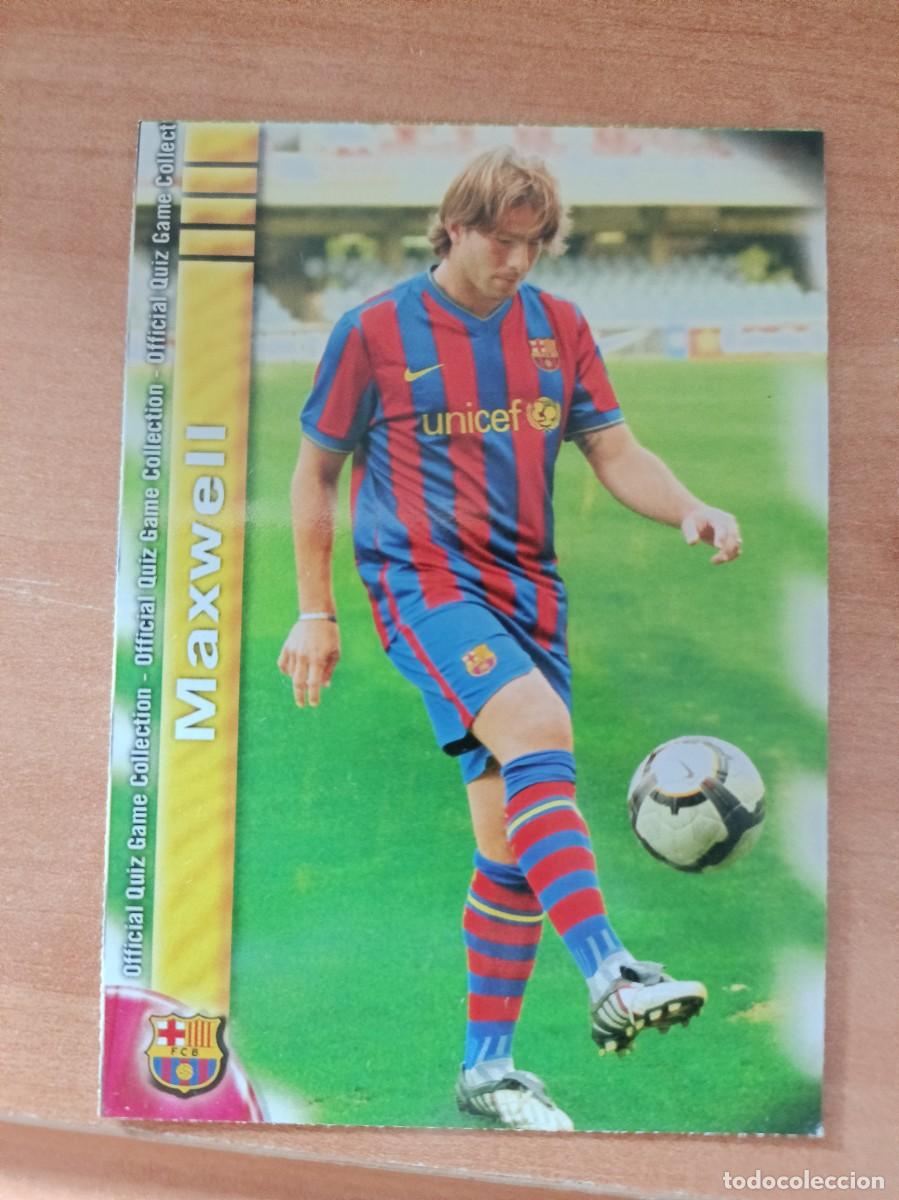 Cromos de f&uacute;tbol: maxwell, liga 2010. barcelona - Foto 1