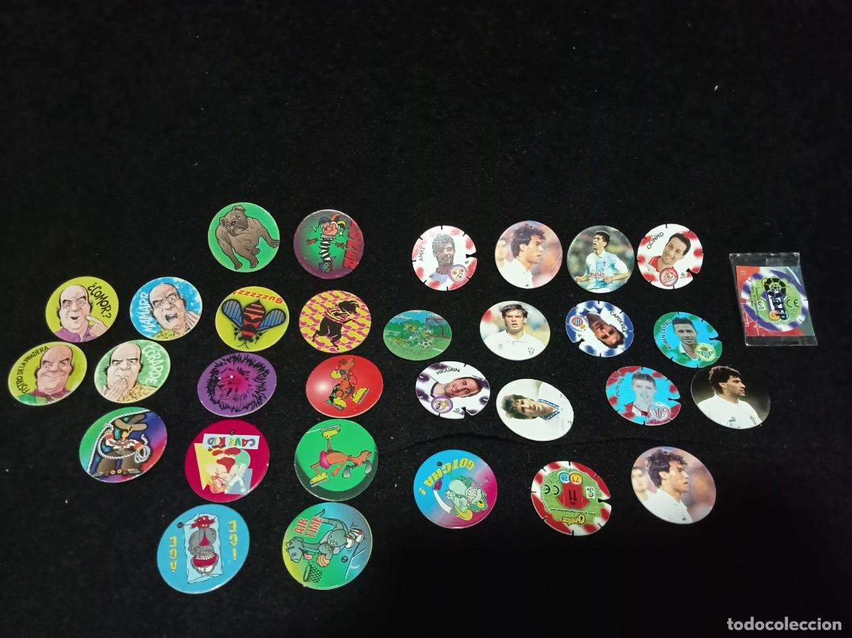 Fu&szlig;ball-Sticker: LOTE DE TAZOS VARIADOS - FUTBOL - CHIQUITO - VARIOS
