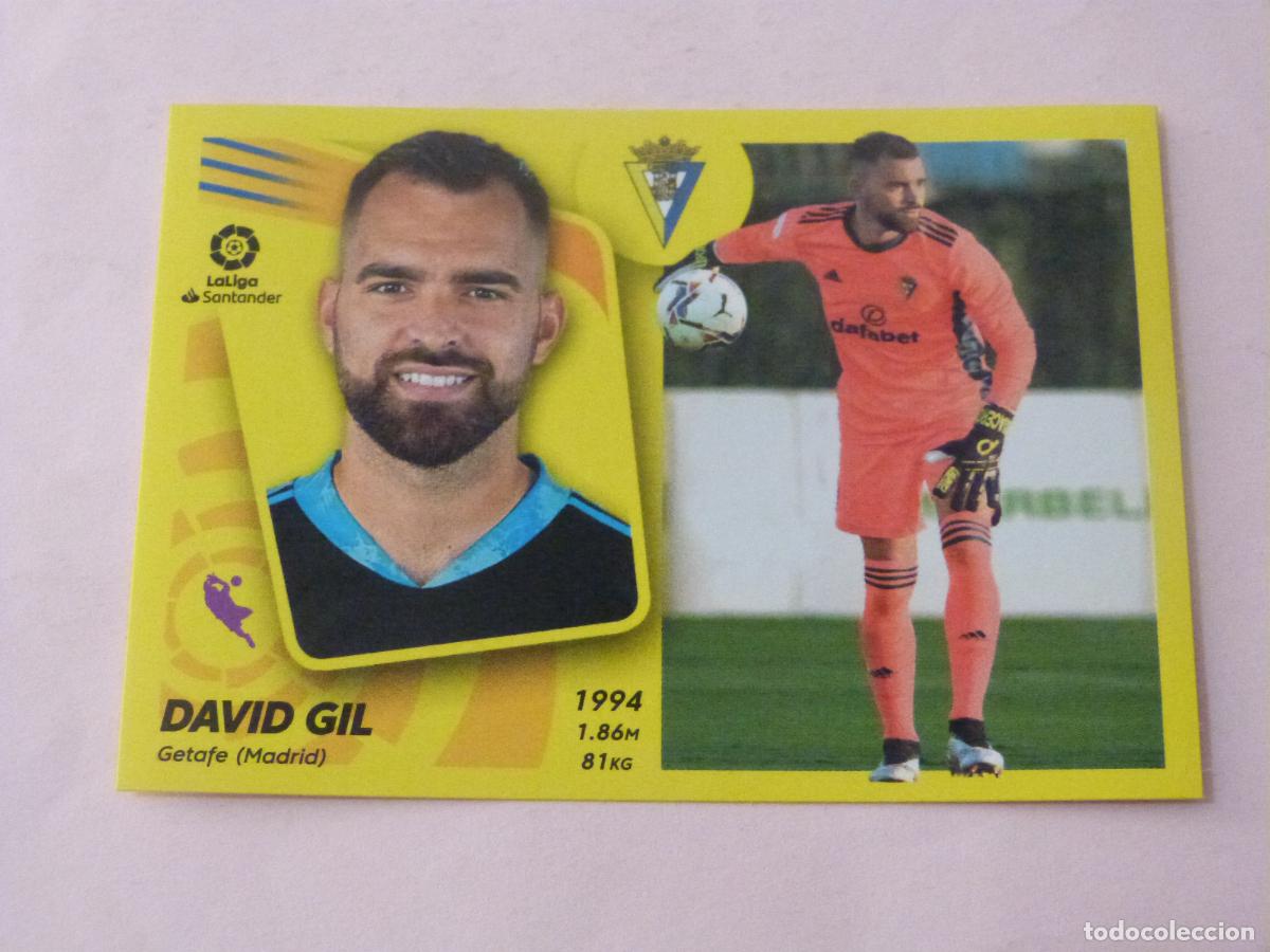 Cromos de f&uacute;tbol: CROMO FUTBOL DAVID GIL CADIZ C.F. SIN PEGAR N&ordm; 6 LIGA ESTE 2021-2022/21-22 PANINI
