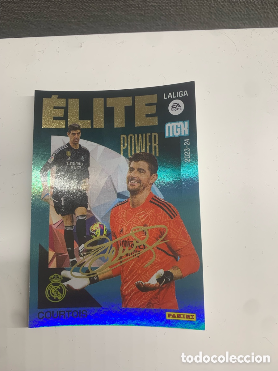 Cromos de F&uacute;tbol: Elite power courtois megacracks 23/24