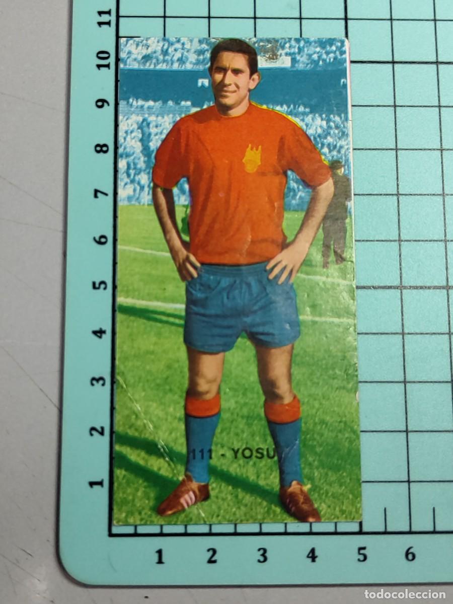 Cromos de f&uacute;tbol: Cromo F&Uacute;TBOL a&ntilde;o 1968 - YOSU 111 Editorial Ruiz Romero RUIROMER