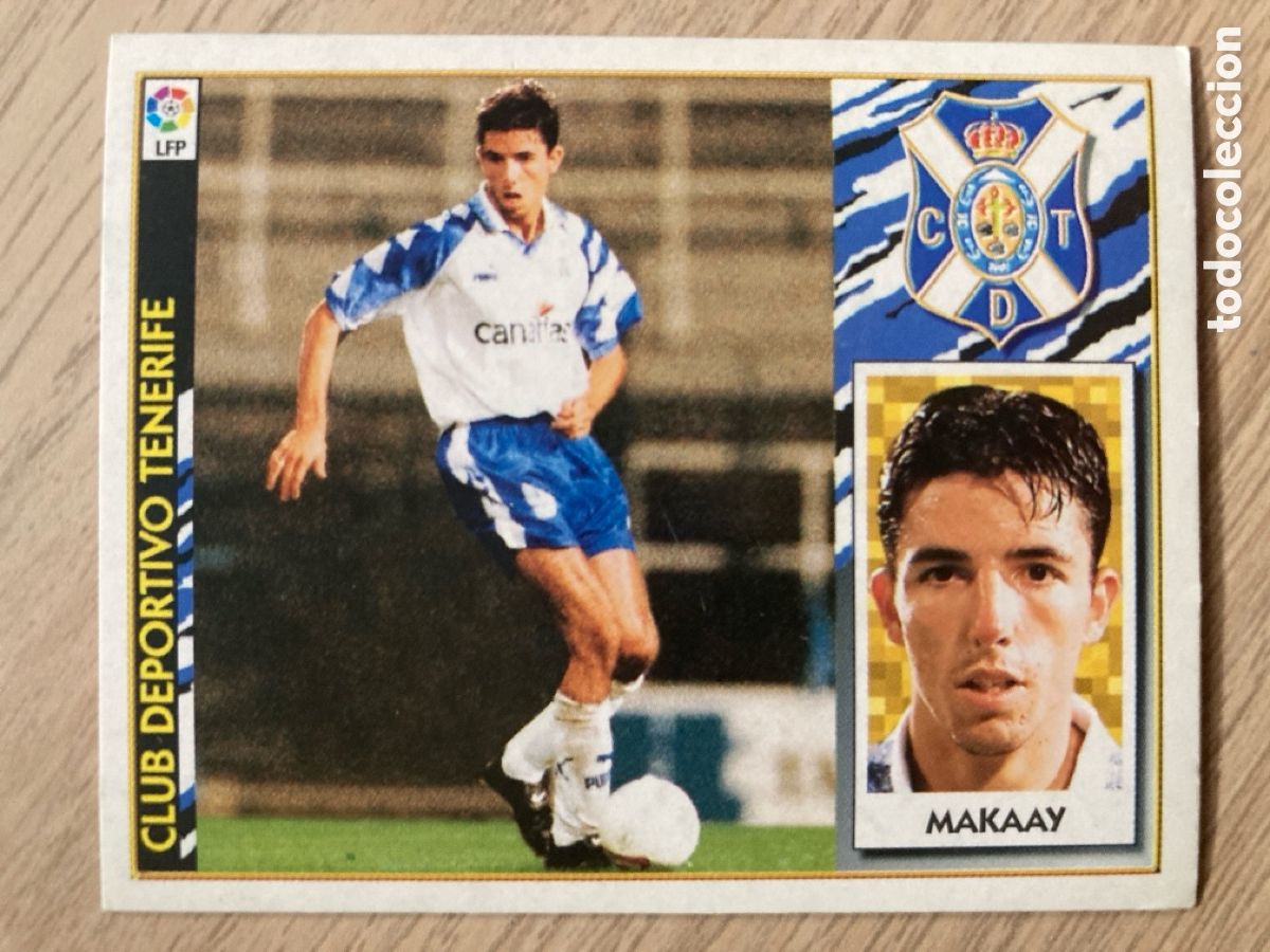Cromos de f&uacute;tbol: MAKAAY FICHAJE 36 TENERIFE LIGA ESTE 1997 1998 97 98 NUNCA PEGADO SIN PEGAR