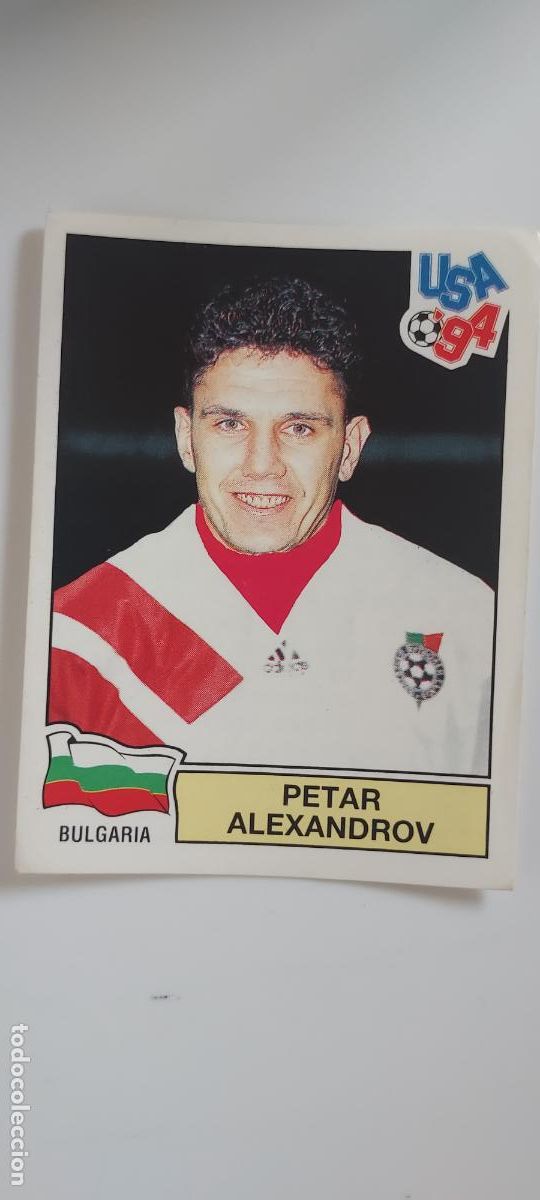 Cromos de F&uacute;tbol: PANINI MUNDIAL USA 94 N.&ordm; 298 PETAR ALEXANDROV BULGARIA