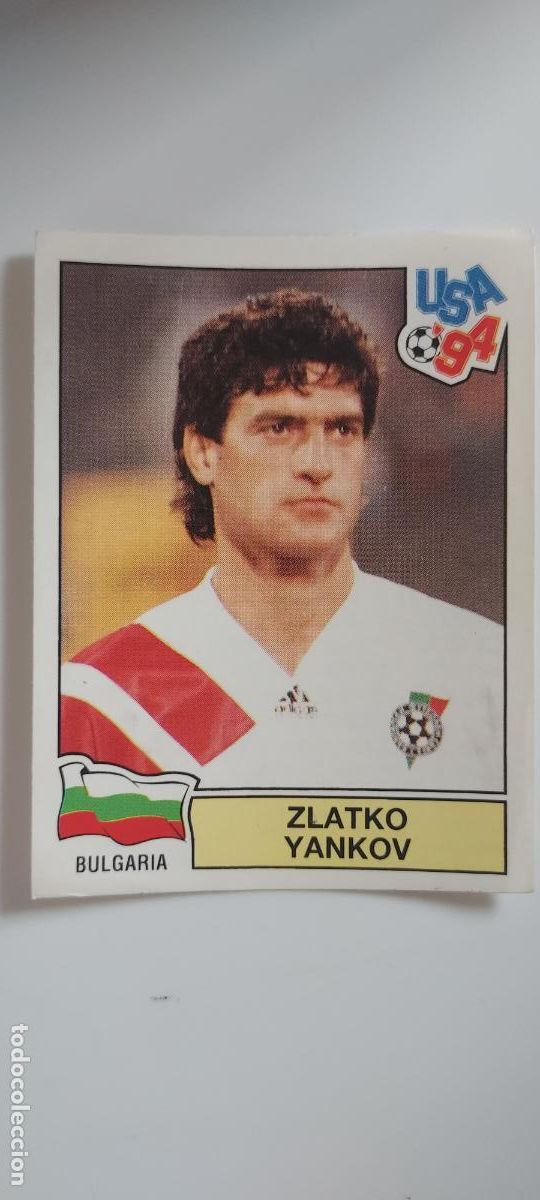 Cromos de f&uacute;tbol: PANINI MUNDIAL USA 94 N.&ordm; 290 ZLATO YANKOV BULGARIA