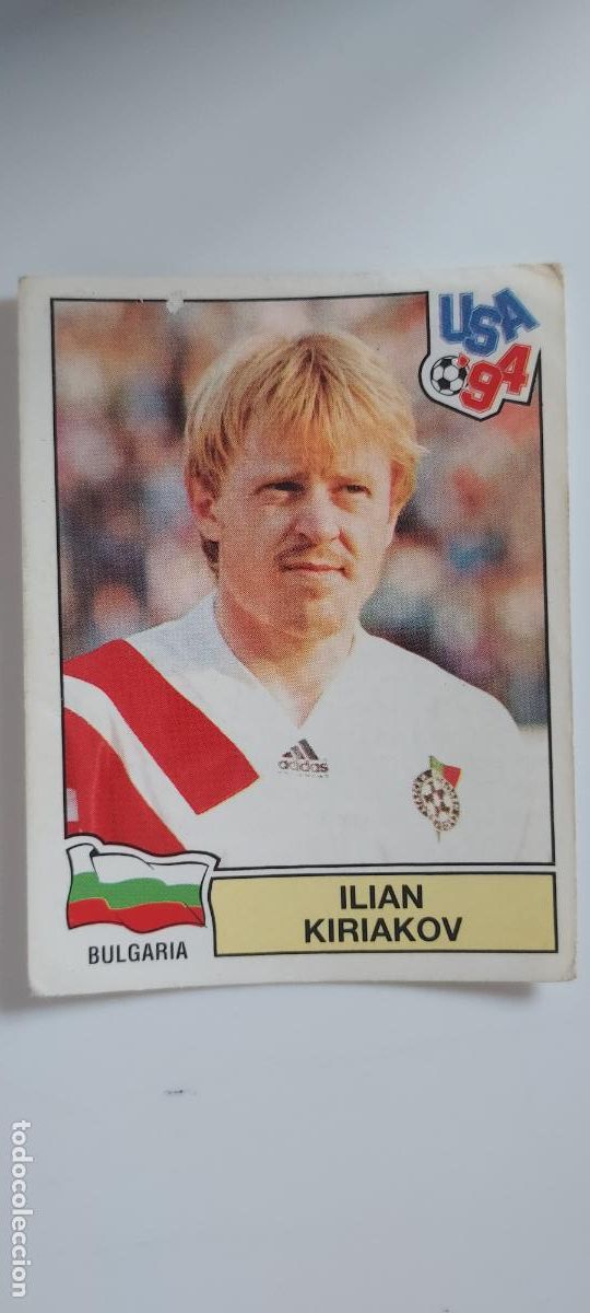 Cromos de f&uacute;tbol: PANINI MUNDIAL USA 94 N.&ordm; 289 ILIAN KIRIAKOV BULGARIA