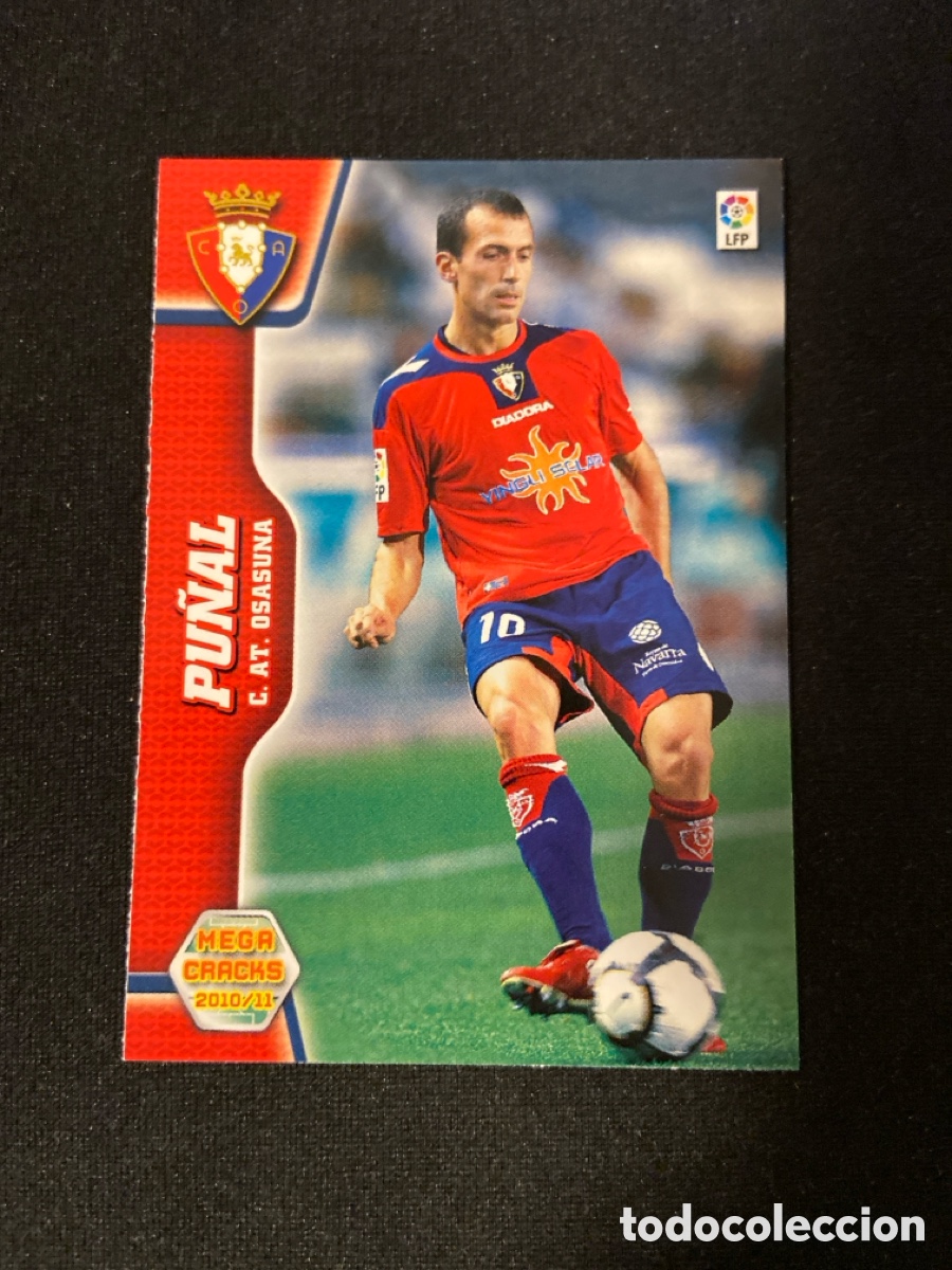 Fu&szlig;ball-Sticker: PU&Ntilde;AL 226 (OSASUNA) PANINI MEGACRACKS 2010-2011 10 11 CROMO CARTA