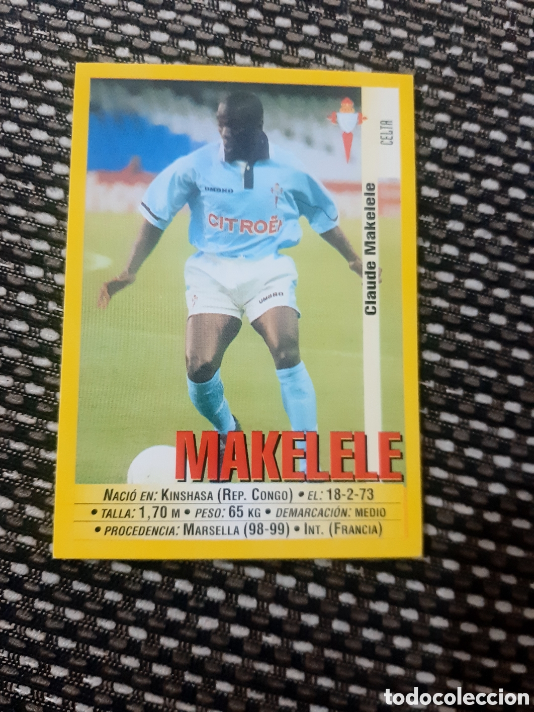 Cromos de f&uacute;tbol: 86 MAKELELE.. CELTA.. PANINI 1999 2000 - Foto 1