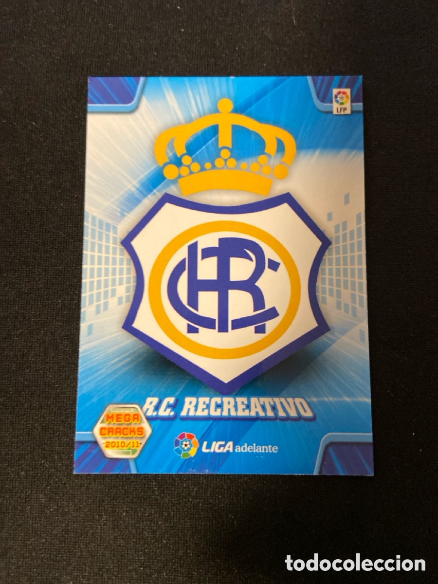Fu&szlig;ball-Sticker: ESCUDO 423 (RECREATIVO) PANINI MEGACRACKS 2010-2011 10 11 CROMO CARTA