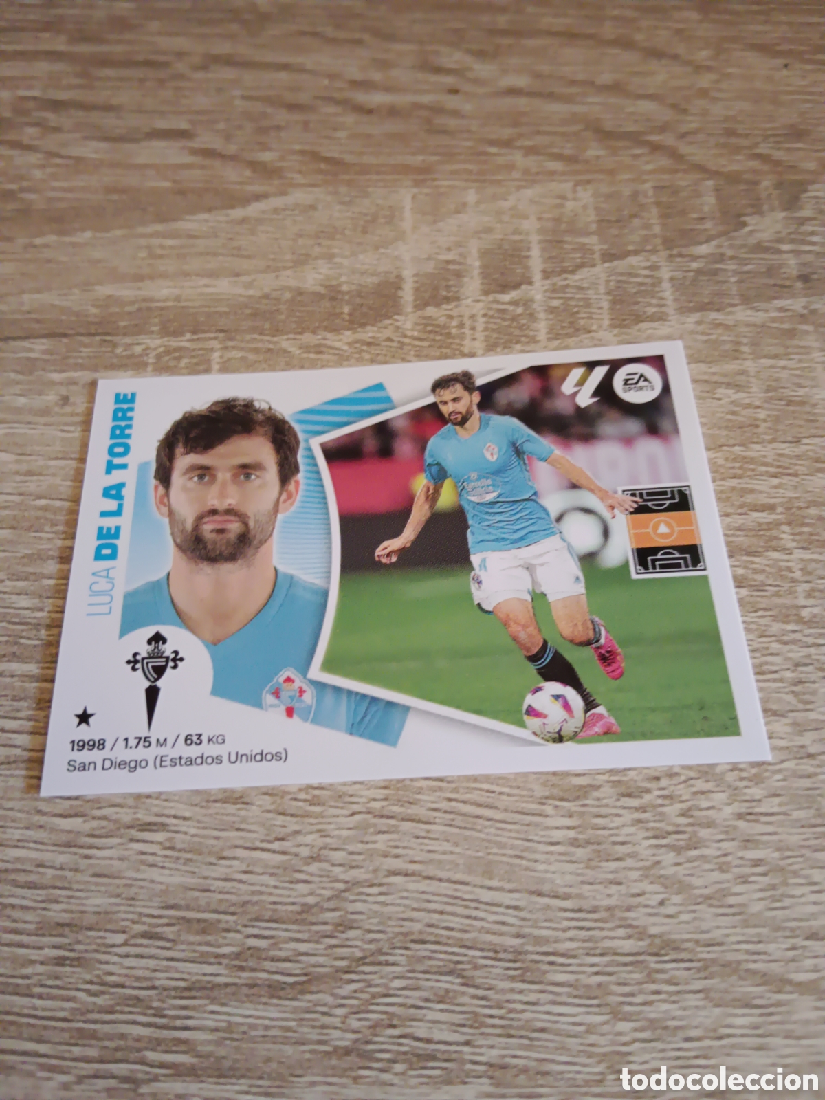 Cromos de f&uacute;tbol: De la Torre Celta de Vigo liga 2024 2025 24 25 ediciones este