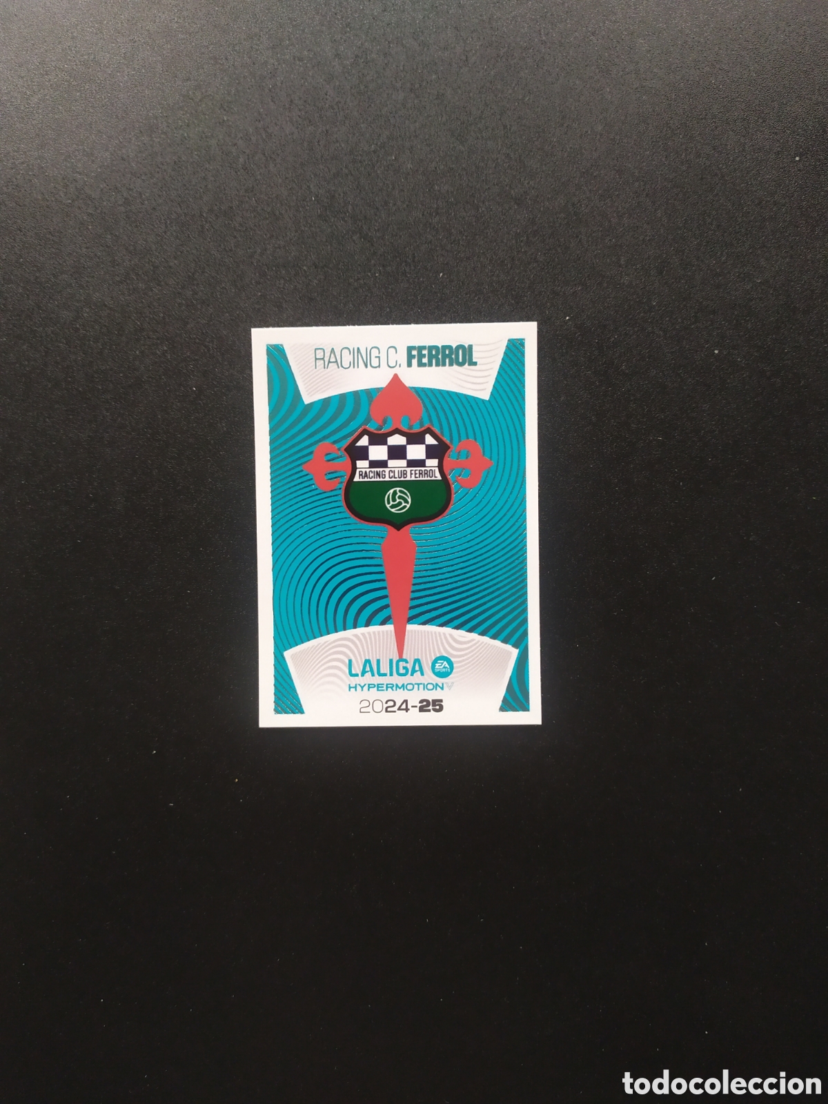 Fu&szlig;ball-Sticker: Liga este 2024 2025 24 25 panini escudo Liga hypermotion n&deg; 12 Racing Club Ferrol
